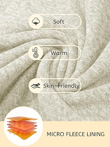 Miniatura 5 de MAGCOMSEN Camisas para hombre con cremallera de 14, sudadera de forro polar de peso medio, manga larga, sudaderas atléticas