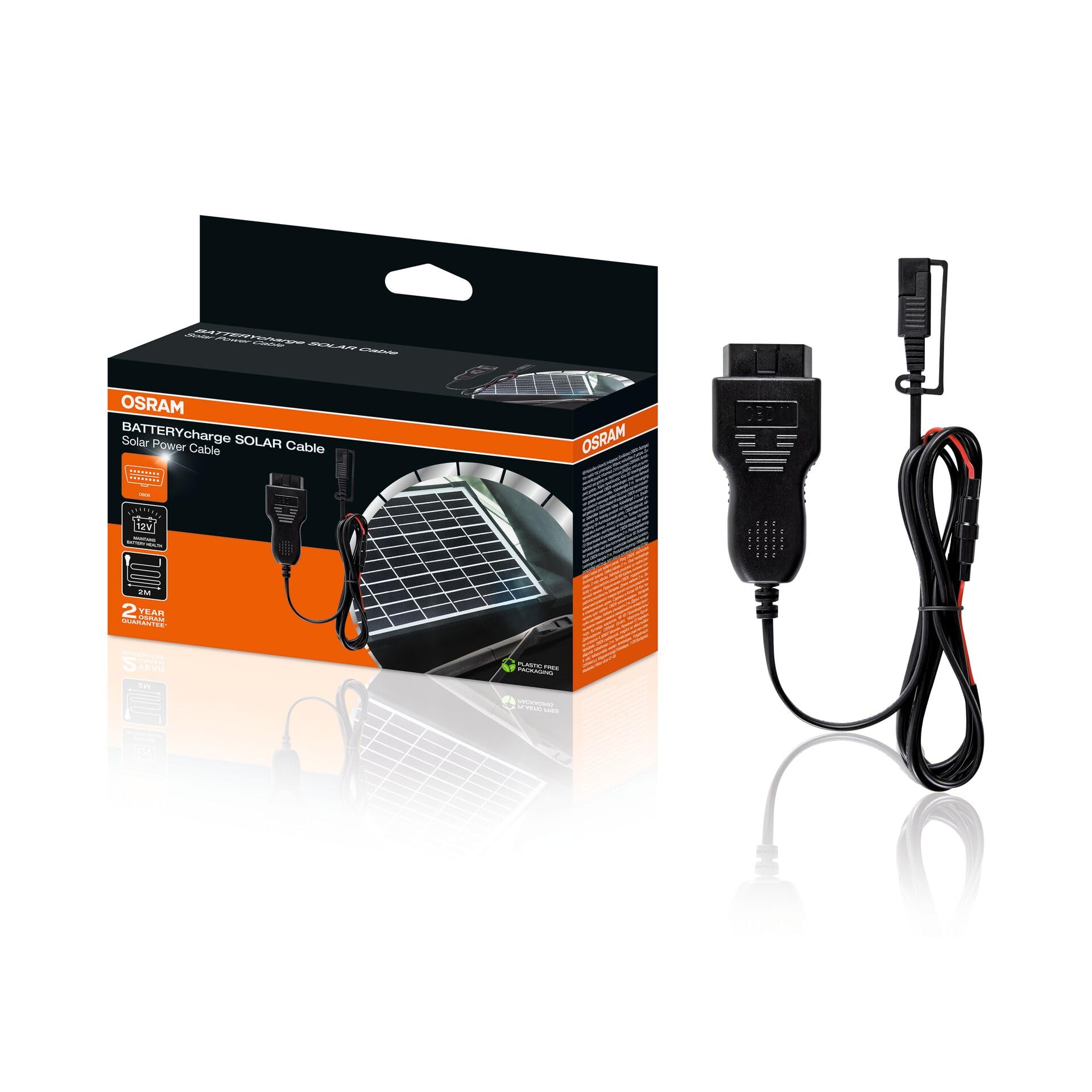 OSRAM BATTERYcharge SOLAR Cable, for solar battery maintainer, UV resistant