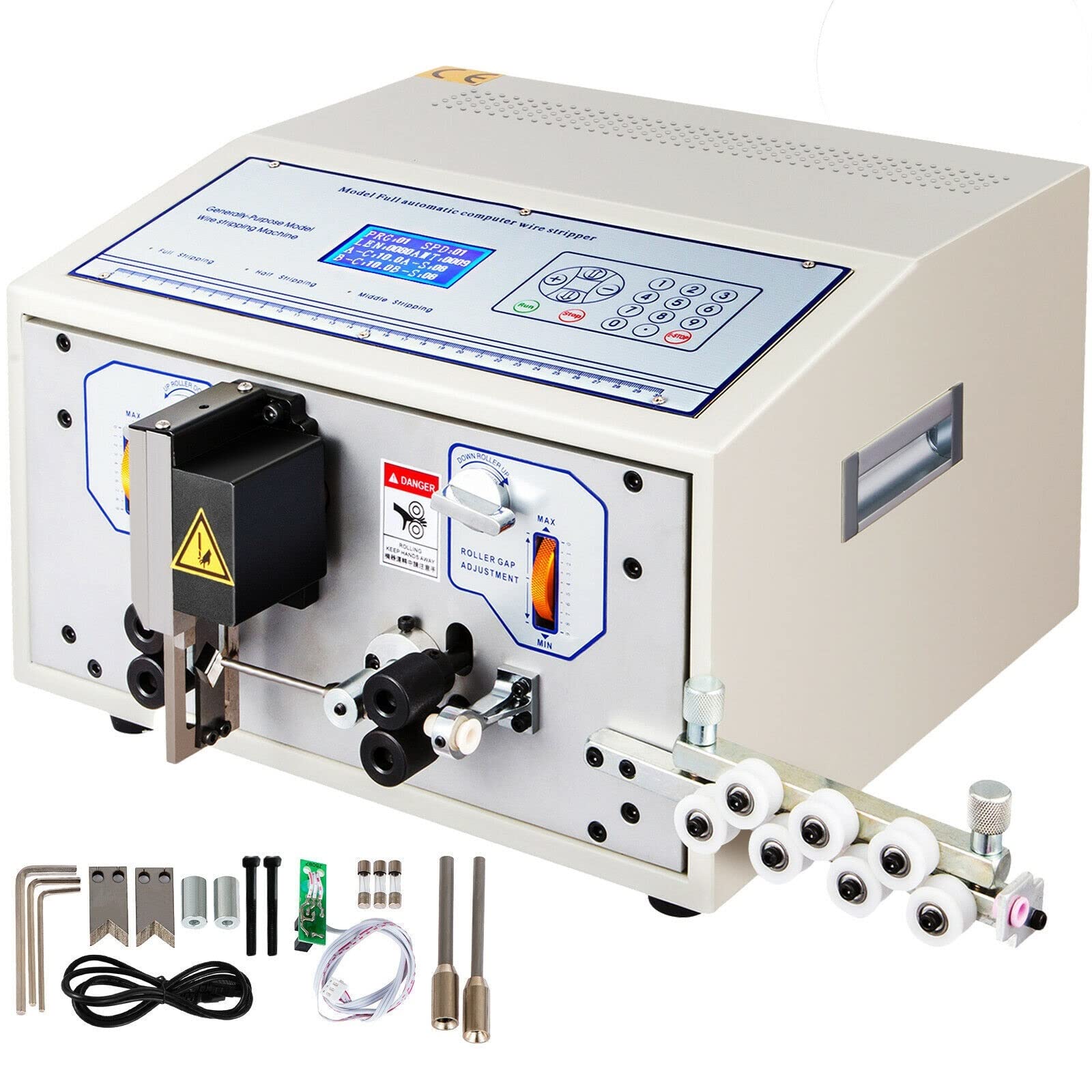 Gqnblvhzupdm Swt508-Sd 0.1-4.5Mm2 Automatic Computer Wire Peeling Stripping Machine 0.1-8 Mm² .1-4.5 Swt508-E Swt508sd For Cable Cutting,High Stability(Swt508-Sd 0.1-4.5Mm2)
