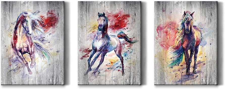 専用ページ【ハガキサイズ】開運絵画 金のなる木 馬 親子 大吉数入り