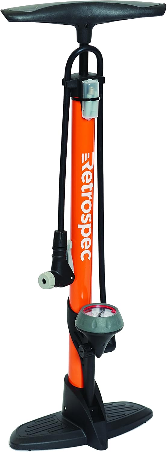 Retrospec 5-in-1 Bike and Ball Floor Pump