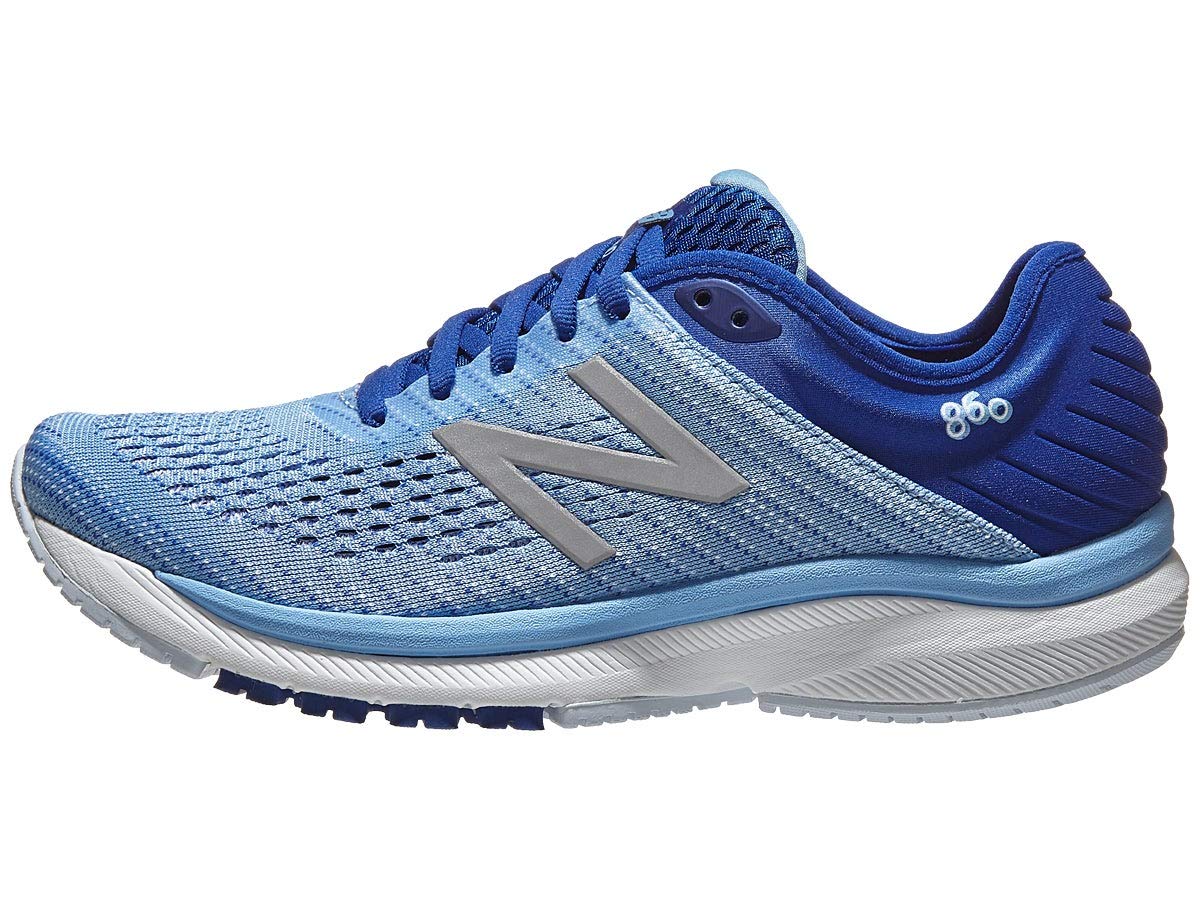 New Balance Women's 860v10 Stability Running Shoes (Blue/Team Carolina/Moon Dust, Numeric_8)