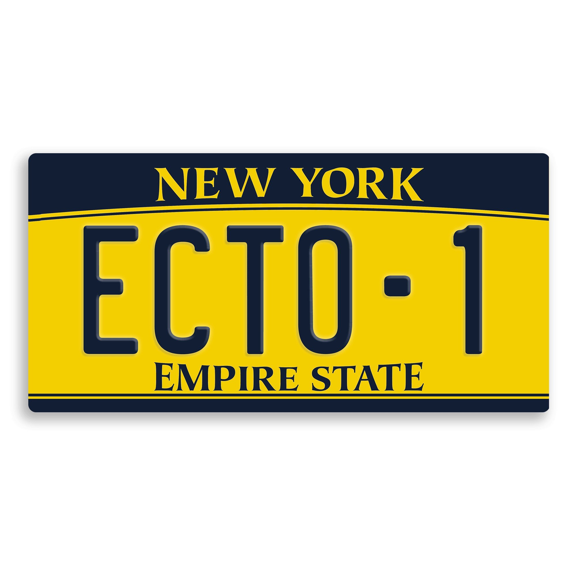 | Wtf | Ghostbusters #1 Wtf | Famous Movie Number Plates – Ghostbusters “Ecto-1” | Sticky-Pads - Metal Wall Sign Plaque Custom Name