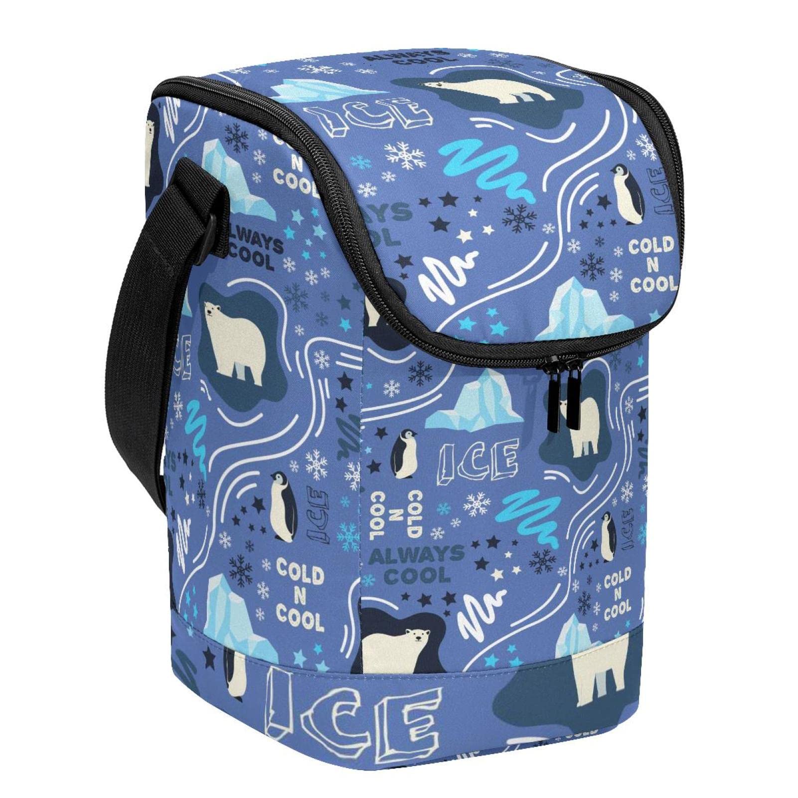 Lonchera para el almuerzo hermética y resistente con estampado animal