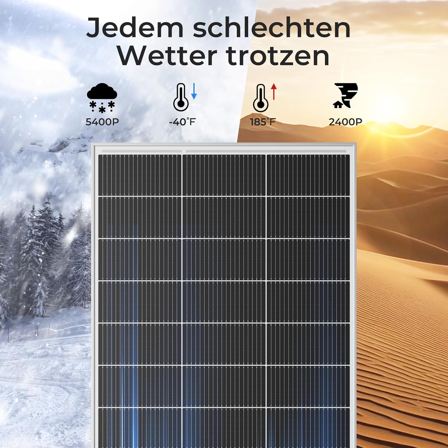 Panel Solar De 400 W, 2 X 200 W, Monocristalino, 12 V, Alta Eficiencia, Resistente Al Agua Ip68, Ideal para El Hogar, Caravanas, Barcos Y Soluciones De Energía Fuera De La Red, con 4 Conectores.