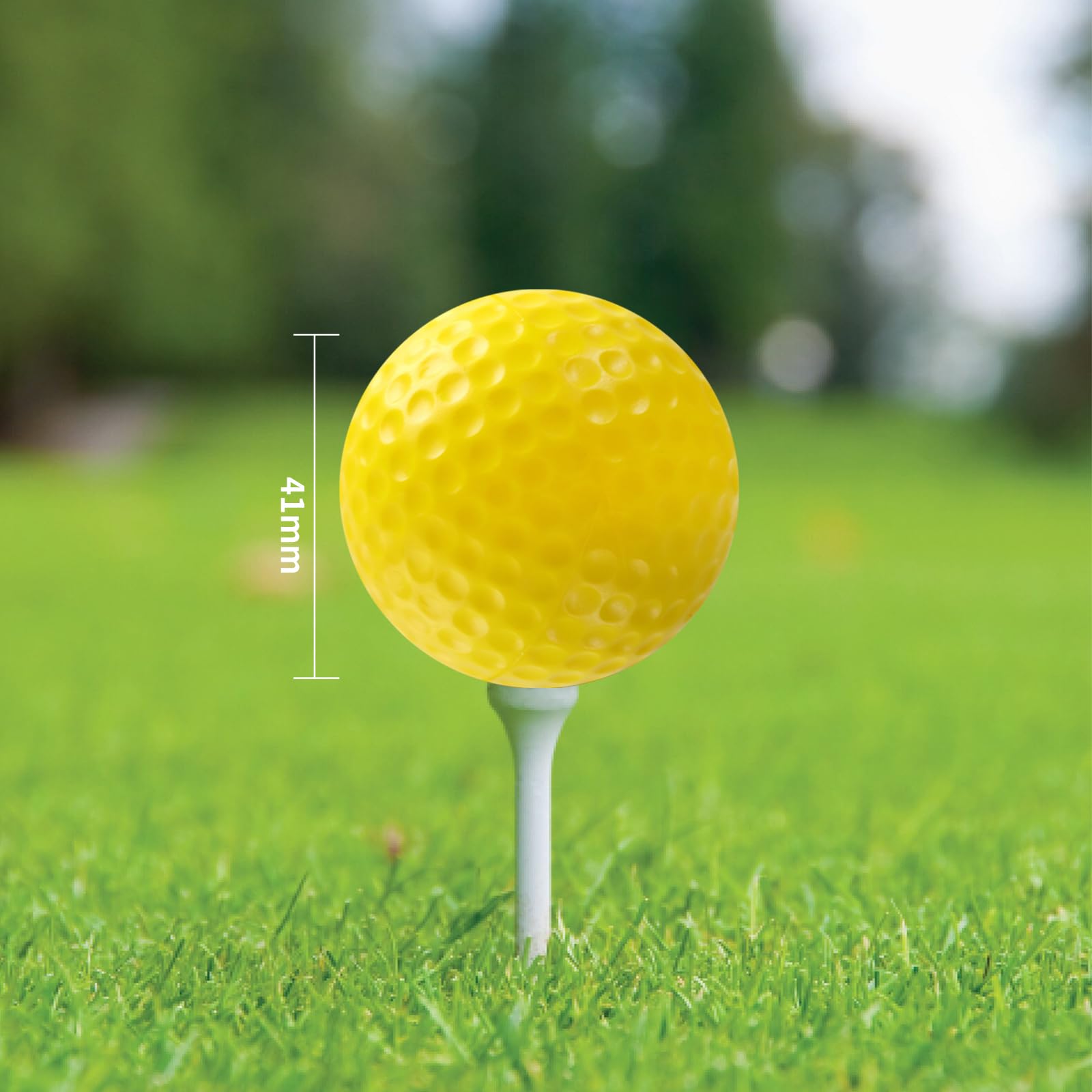 Guirnd 20 Pack Practice Golf Balls, 41mm Foam Golf Balls, Realistic Feel and Long Lasting Limited Fligh Practice Golf Balls for Backyard, Foam Golf Practice Balls for Indoors or Outdoors