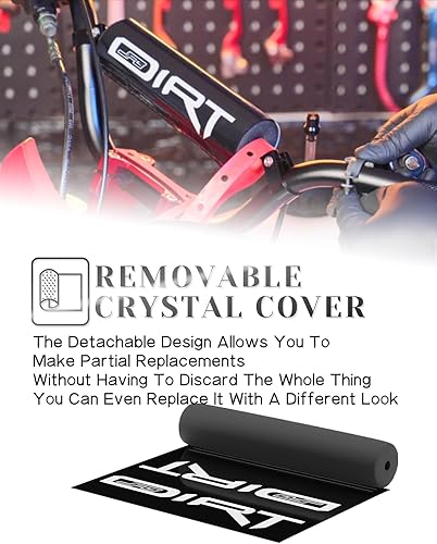 Miniatura 6 de Barra transversal para manubrio de motocross + almohadilla para Tutti Soleil01, Sur Ron y la mayoría de las motos de cross, motos eléctricas de