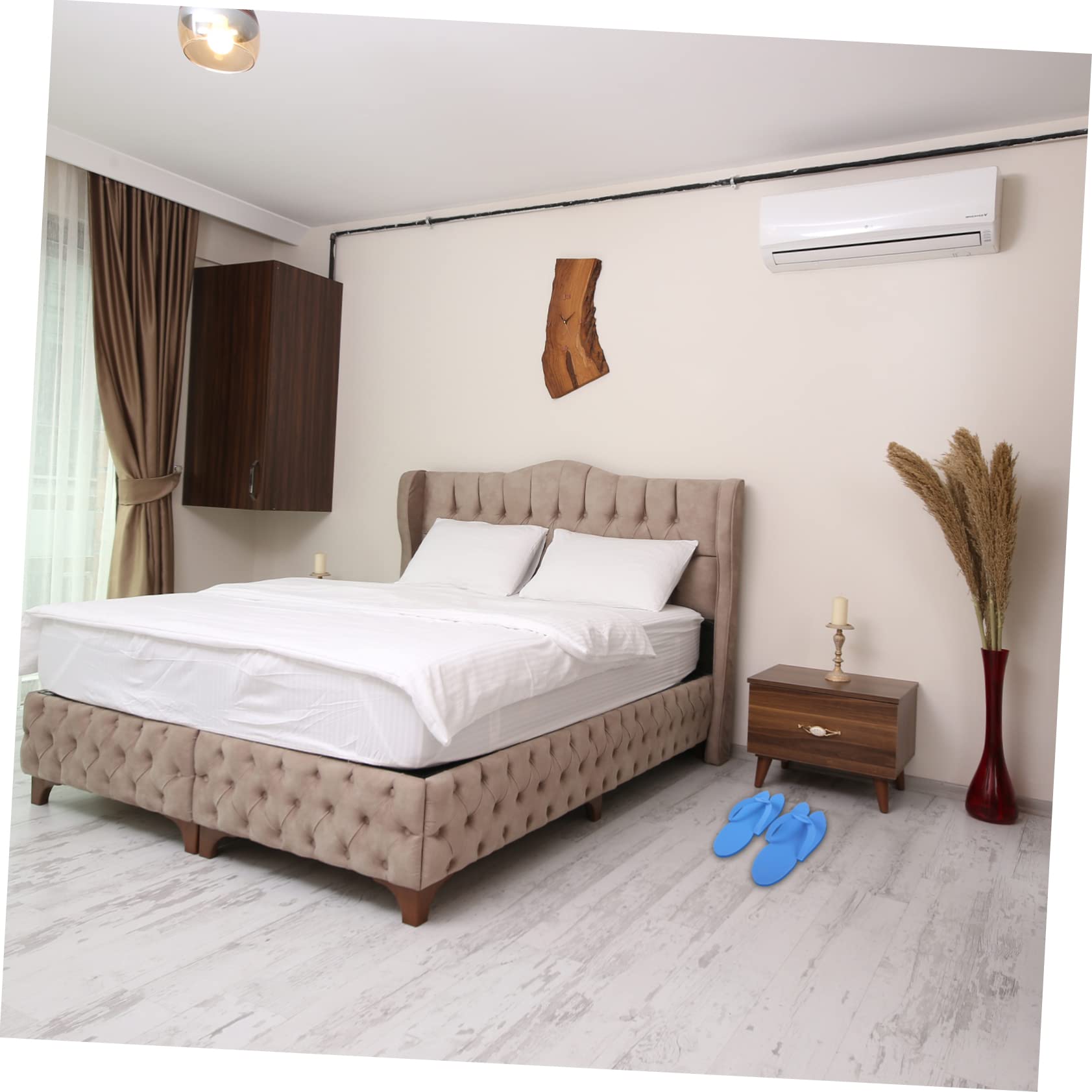 FOMIYES 12 Pairs Disposable Travel Slippers Lightweight for Hotel Spa and Use Assembled Design for Guests Slippers