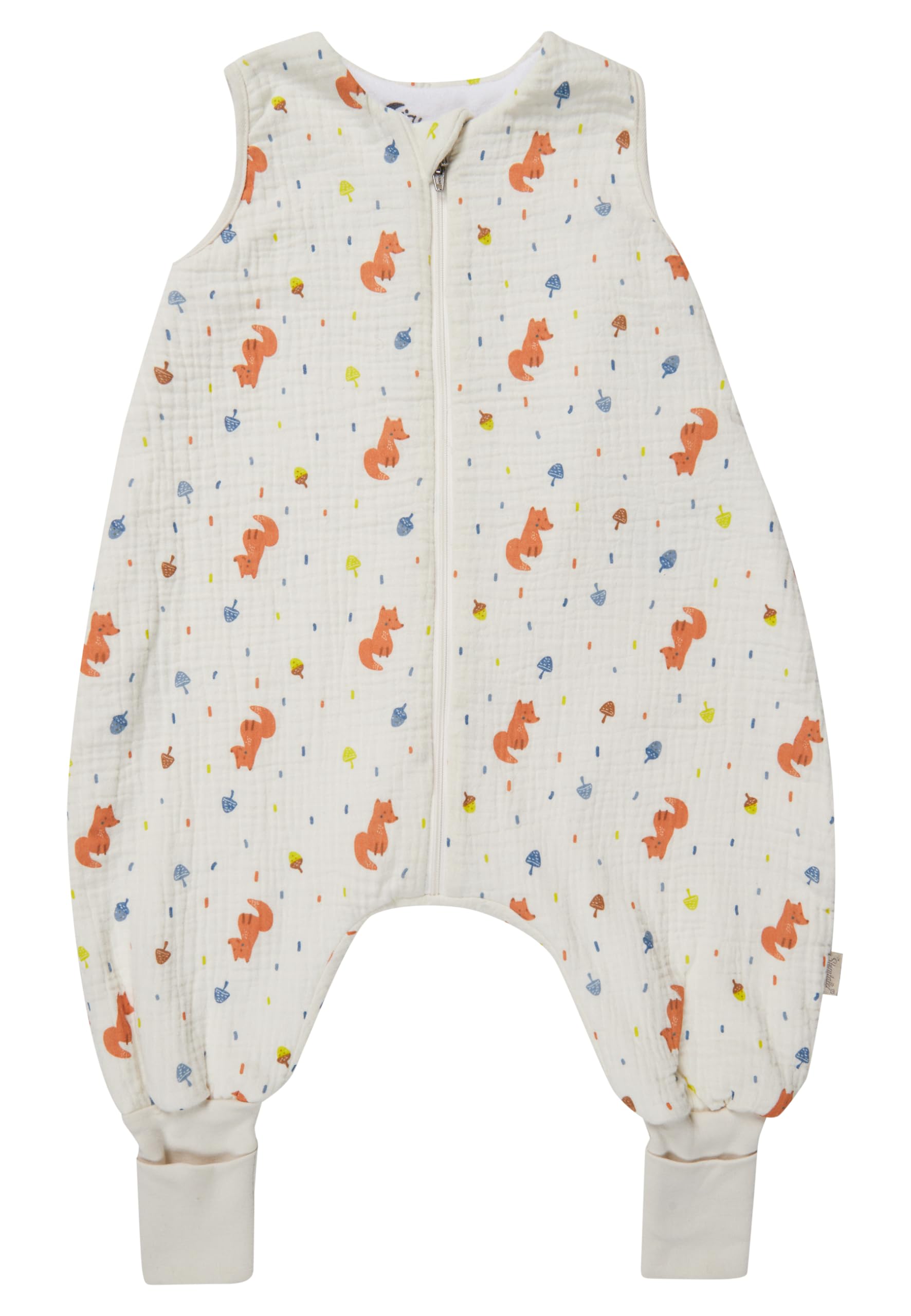 Sterntaler Schlafsack mit Beinen 68/74 Fuchs Filou - Musselin, Feinfrottee-Futter