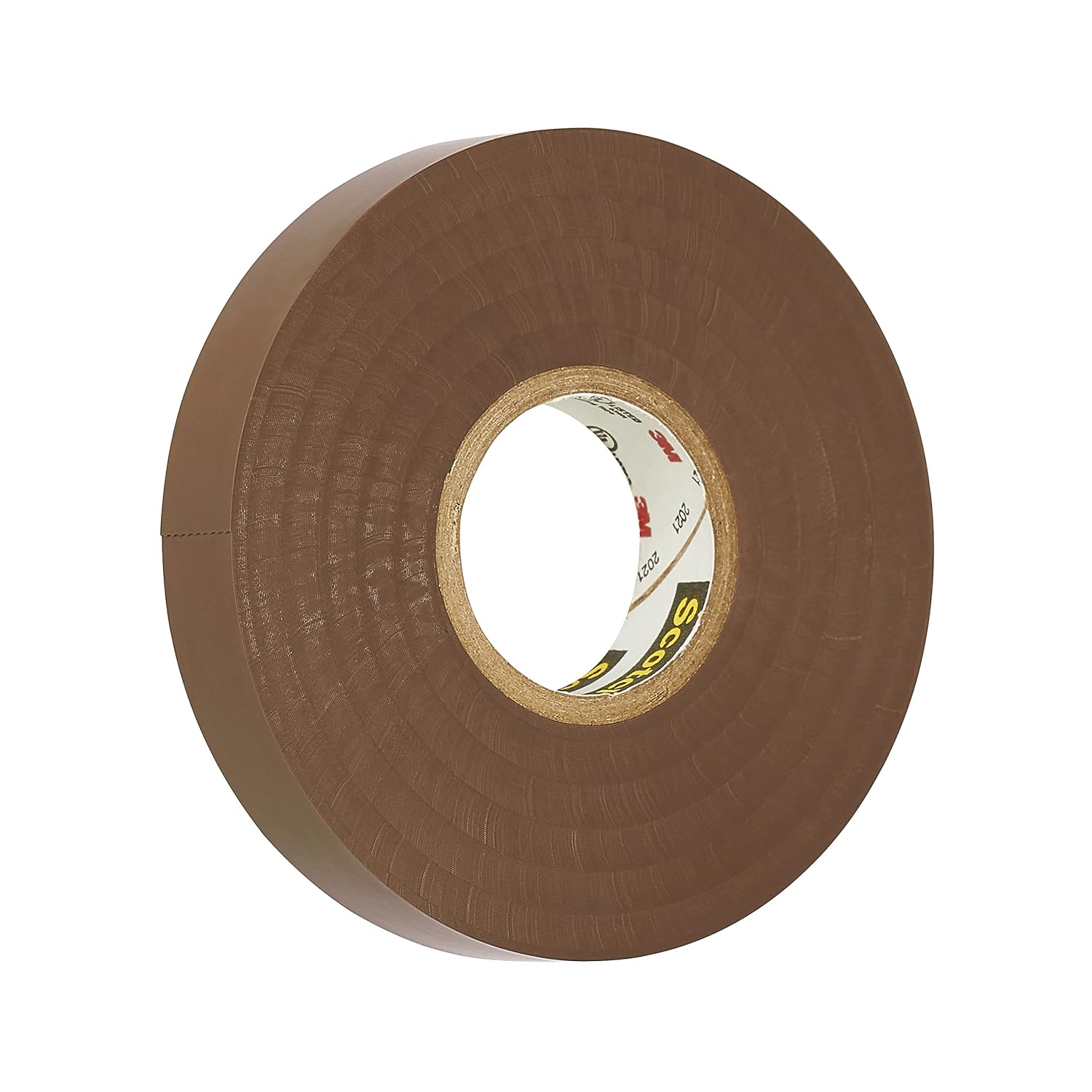 3M Scotch Vinyl Tape, 35 Brown, 0.6 x 0.6 ft (15 x 20 m)