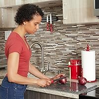 Vista 5 de Home Basics Portacuchillos magnético de acero inoxidable, negro (1)