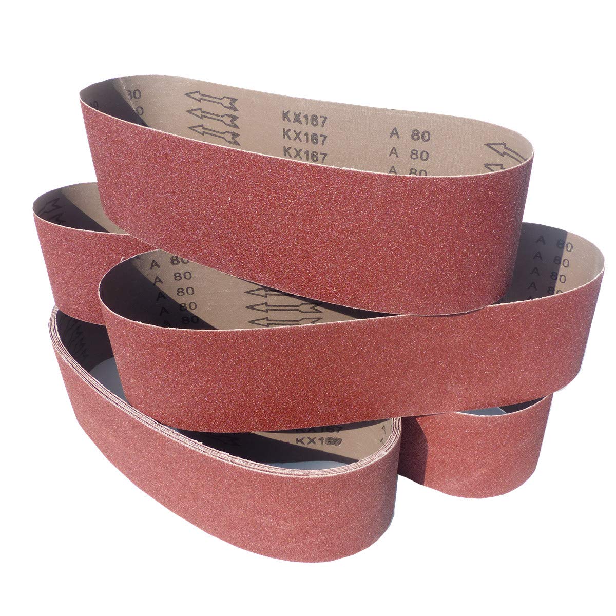 Bandas de lija (5 unidades, 100 x 915 mm, grano P240)