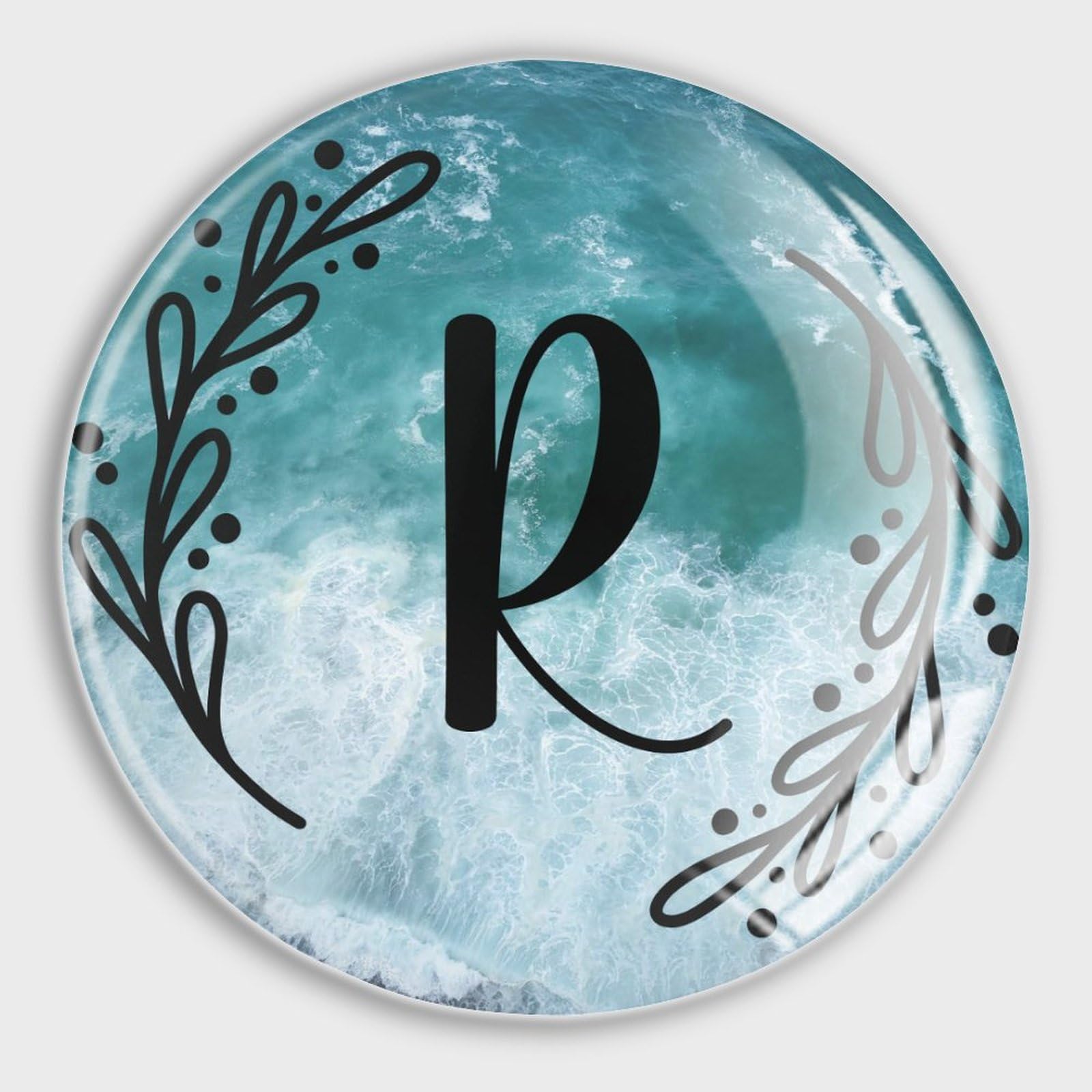 Aimants de réfrigérateur tableau blanc verre décoratif lettre R petits aimants colorés cuisine