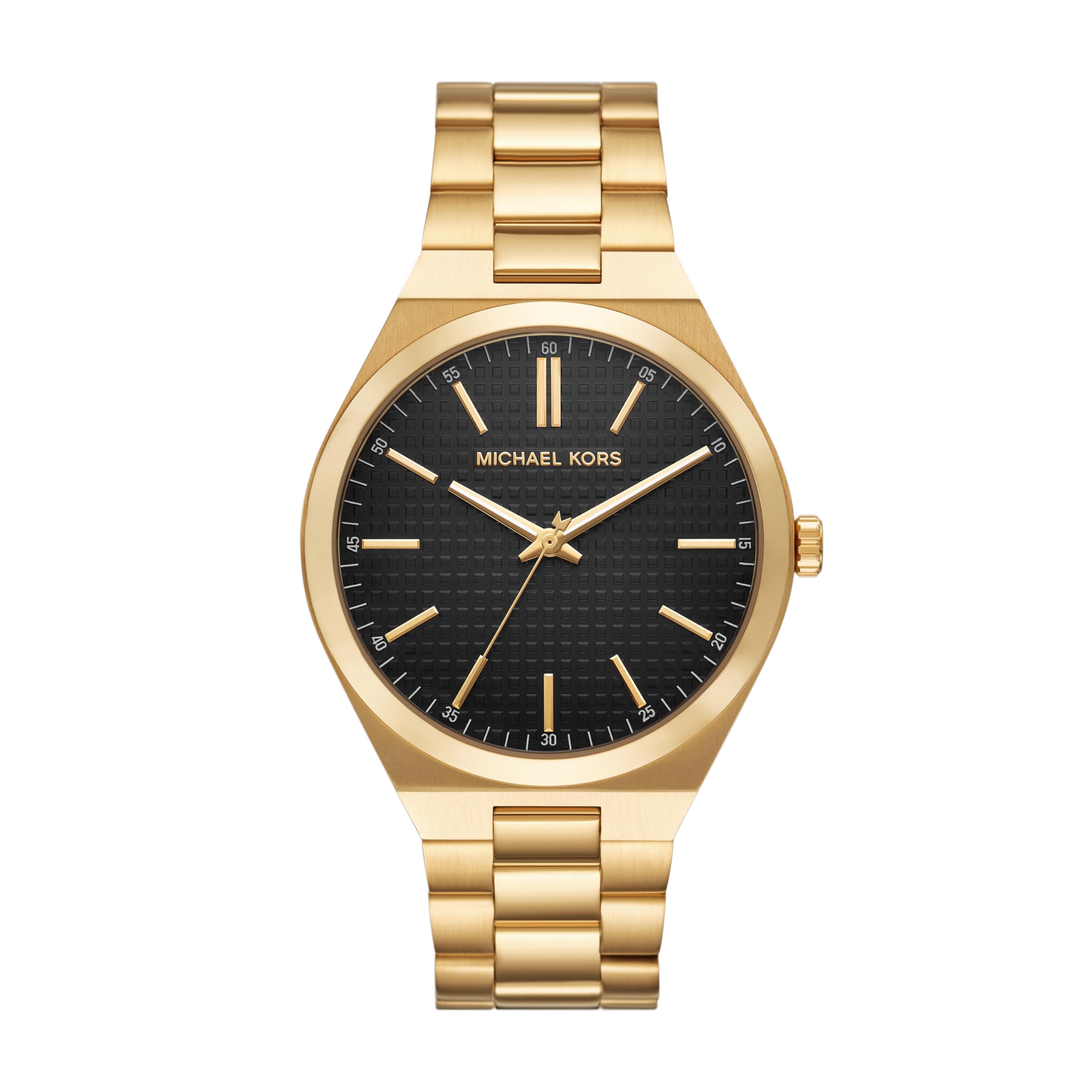 

                                                    Michael Kors Men's Lennox Three-Hand Gold-Tone Sta
