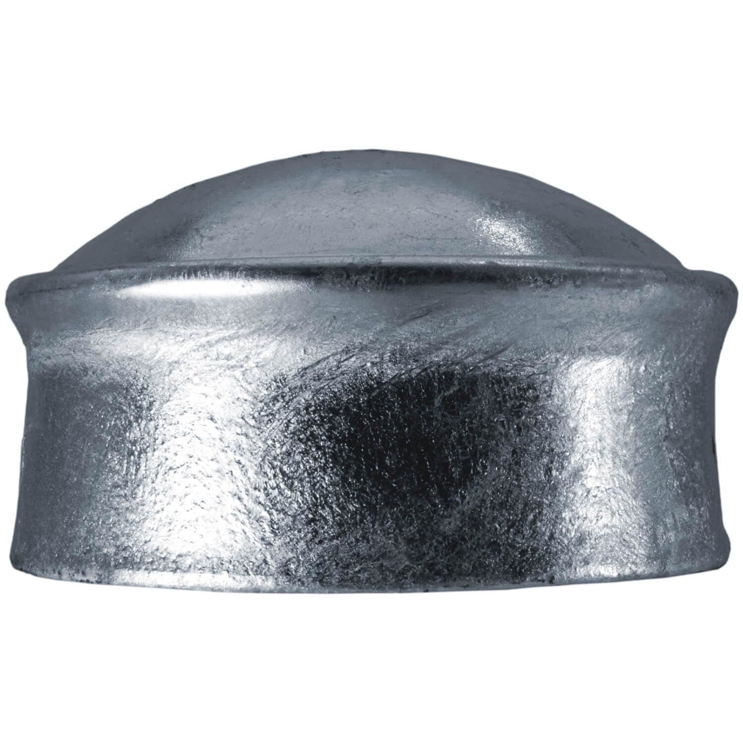 1-5/8" Chain Link Fence Post Cap - Use for 1-5/8" Outside Diameter Post/Pipe - Galvanized Steel Chain Link Post Cap (Each)