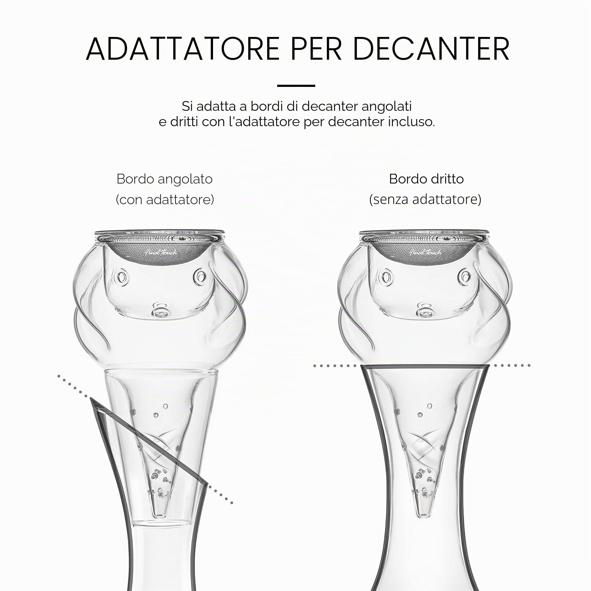 Final Touch Aeratore per decanter per vino