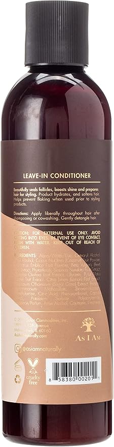 As I Am Leave In Conditioner 237ml 8 Fl Oz Amazon Co Uk Beauty