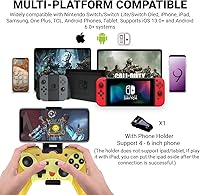 Vista 2 de arVin Control de juego para SwitchiPhoneiPadiOSAndroidTablet Controller Gamepad para Call of Duty Mobile, Apex Legends, Genshin Impact, Joystick
