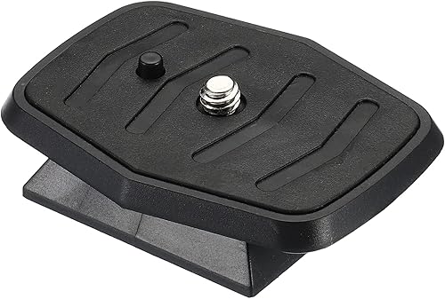 PATIKIL Placa de liberación rápida para trípode, adaptador de trípode de cámara de 1.732 in, placa de montaje de repuesto para trípode modelo 2,