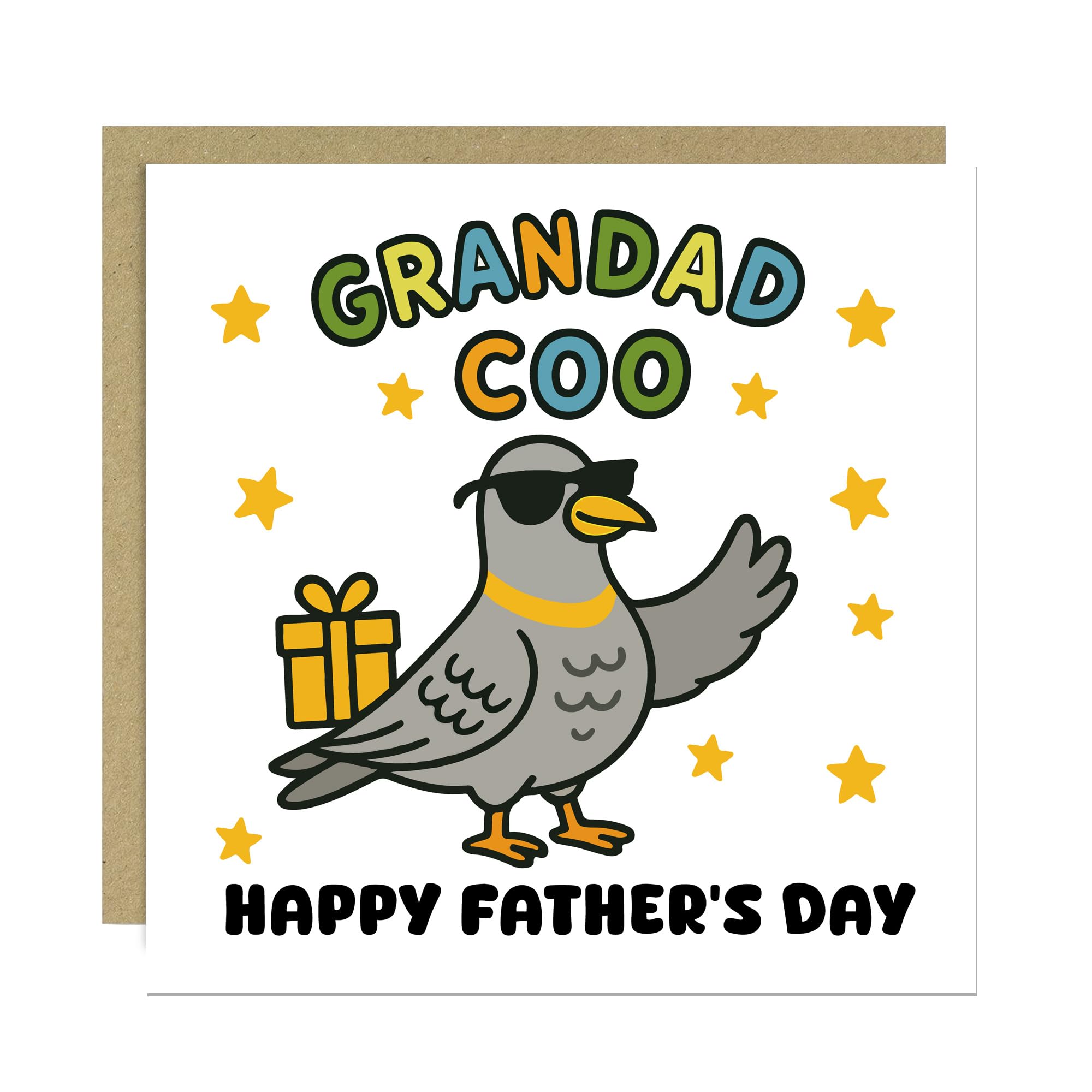 RED OCEAN Funny Card For Grandad For Fathers Day GRANDAD COO Card With Envelope Included Fathers Day From Granddaughter Grandson Thank You Cards