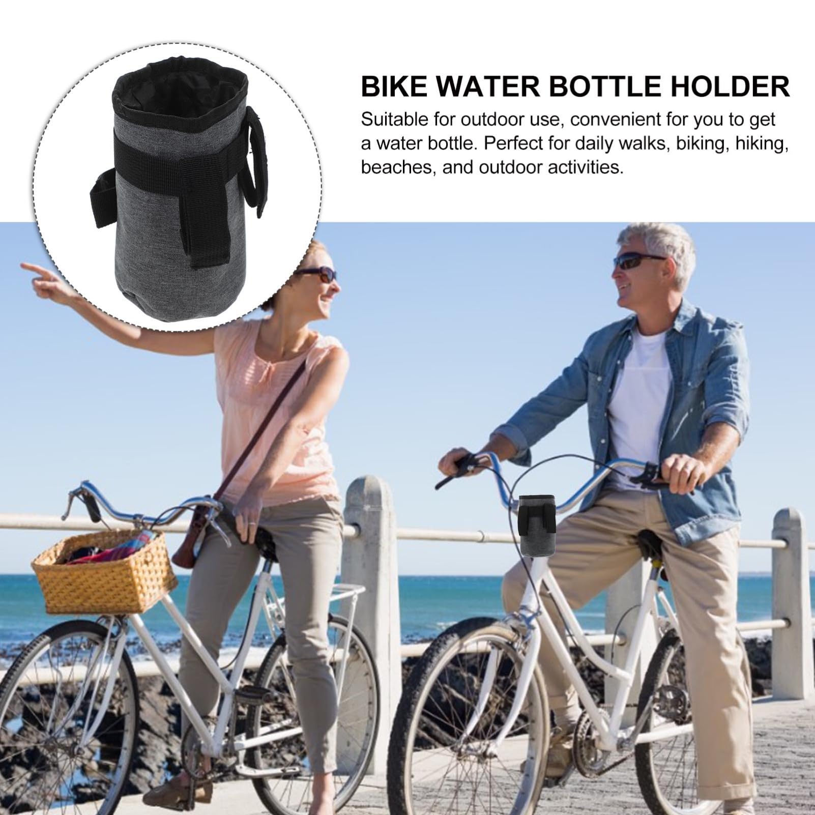 Toddmomy 5 Piezas Portabotellas para Manillar De Bicicleta Calesa Soporte para Botella De Agua para Bicicleta Transportador Jaula Ebike Botella De Agua De Ciclo Grey Papel De Aluminio