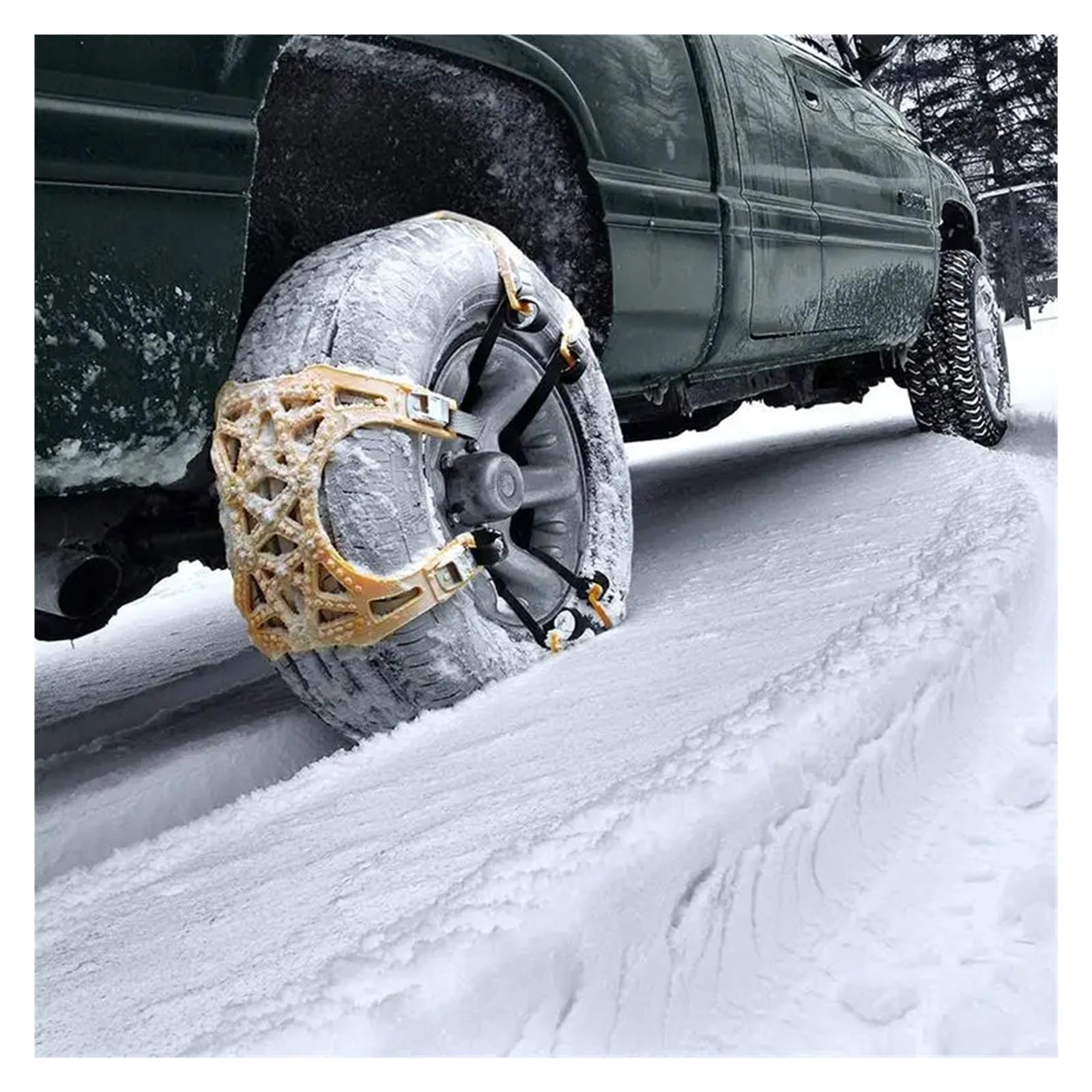 Catene da neve in TPU da 6 pezzi for fango, sabbia, neve, ghiaccio, strada, camion, auto, fuoristrada