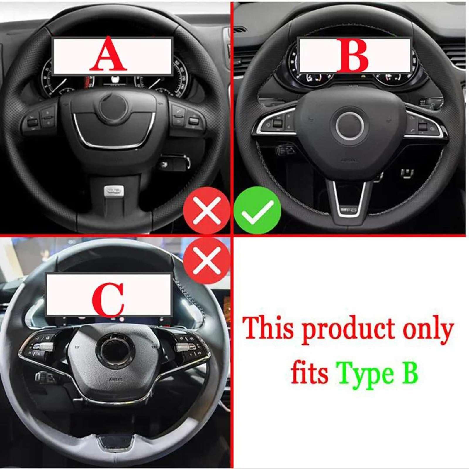 Aluminiowa naklejka na kierownicy z przedłużeniem łopatki zmiany biegów Fit For Škoda Octavia A7 MK3 5E RS VS Superb B8 Scala