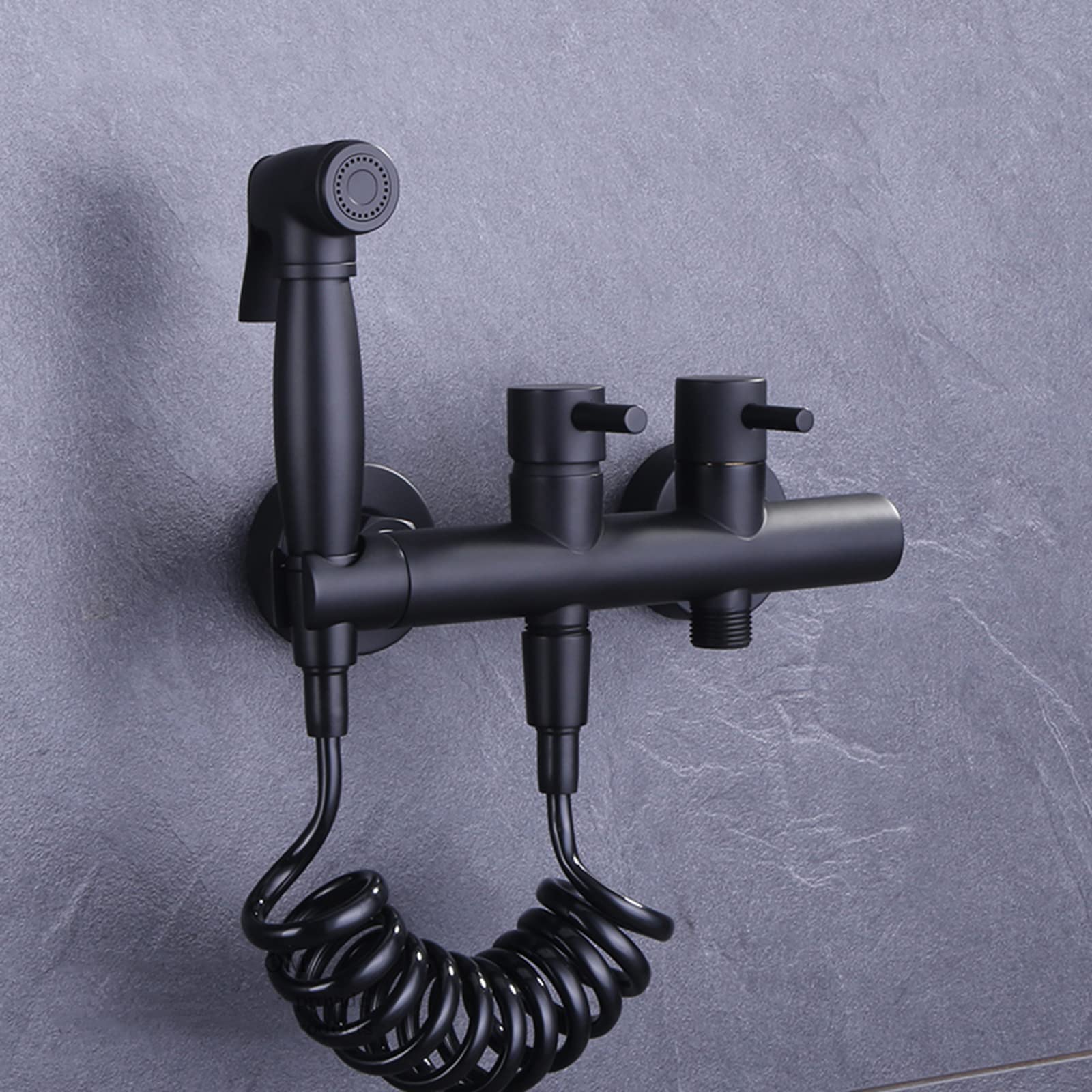 Robinet de fixation de bidet bifonctionnel pour hygiène intime WC