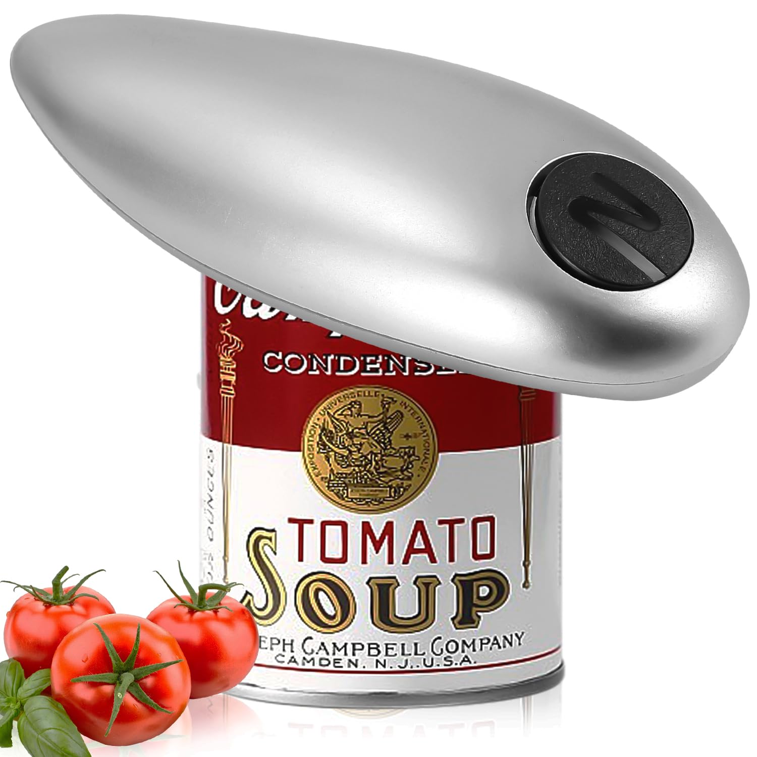 Apriscatole Elettrico One Touch HAUSHOF - Automatico, Bordo Liscio, Con 4 Batterie, Per Cucina - Foto 7