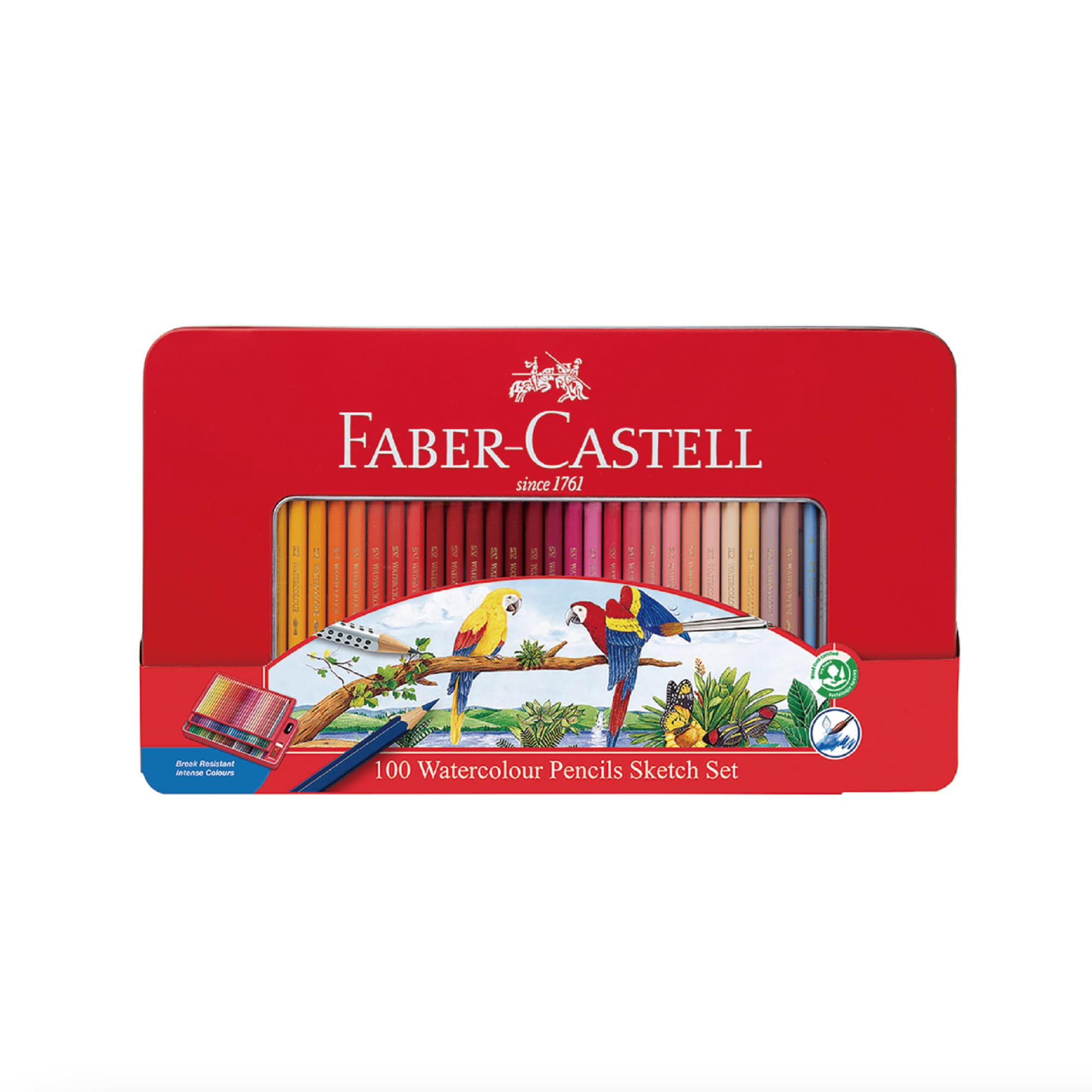 ファーバーカステルFABER-CASTELL 水彩色鉛筆 100本 木箱入り Amazon | ファーバーカステル 水彩 色鉛筆 平缶 100色セット TFC-WCP
