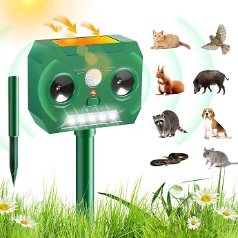 【2025 New Arrival Animal Repellent Device】Cat Repellent Ultrasonic Cat Deterrent PIEPIEGO Cat Repellent Popular Version Highl
