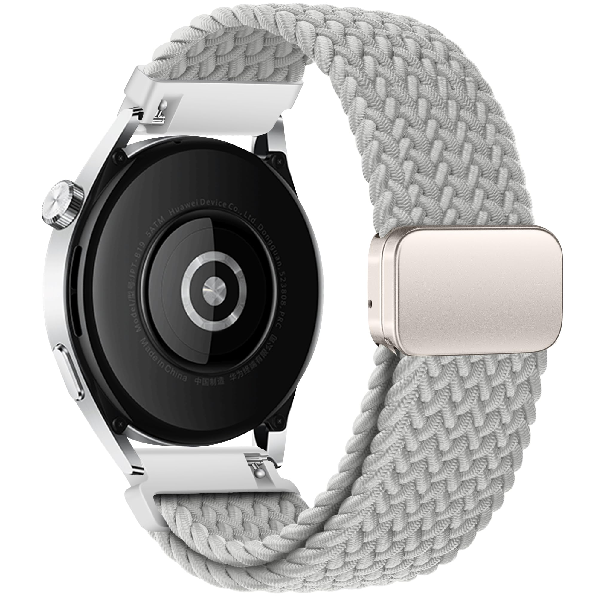 Mazoft Braided Sport Band Compatible with Samsung Galaxy Watch Band 7/FE/6/5/4/3 & Watch 5 Pro & 6/4 Classic &Gear S3/S2, 20mm & 22mm watch band for