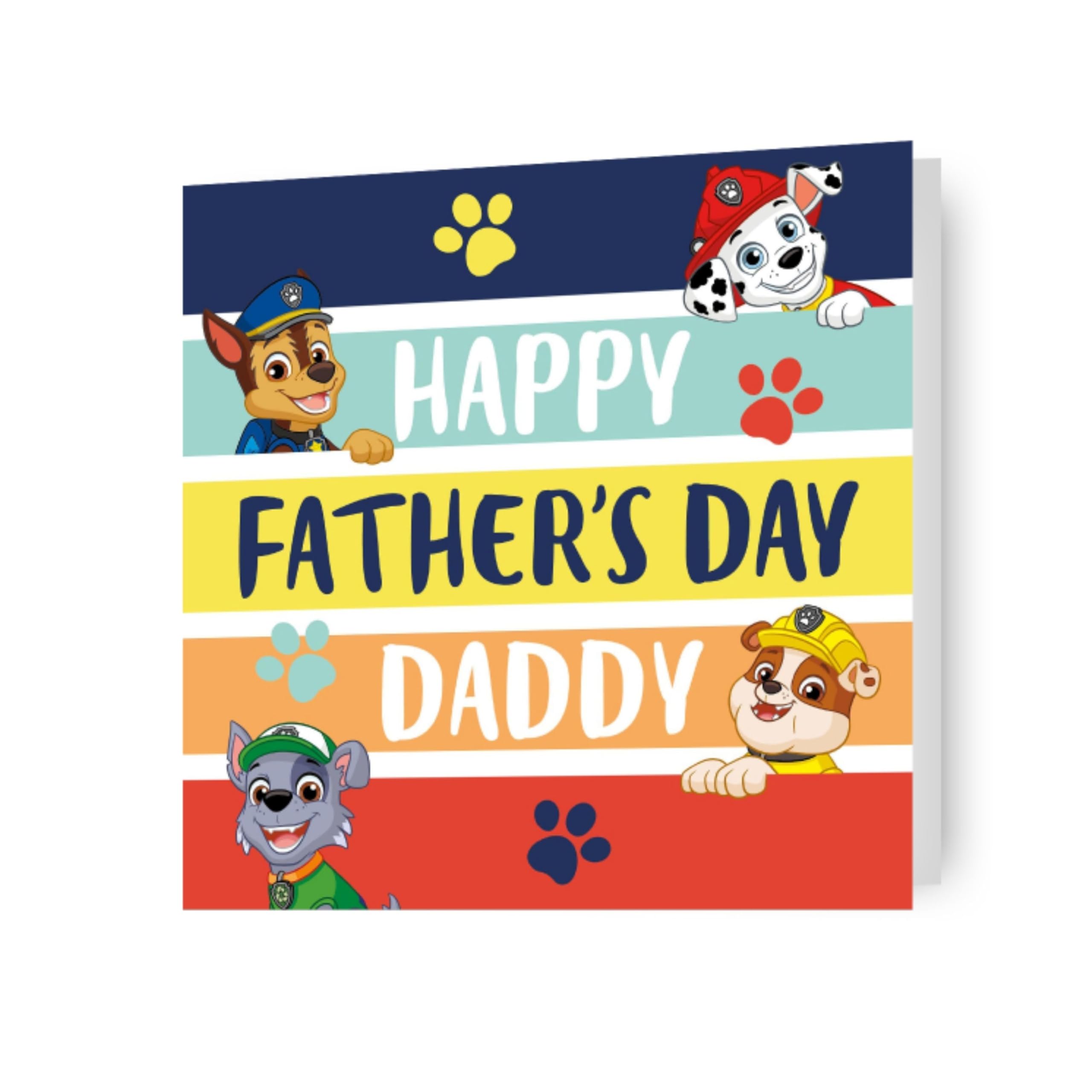 Paw Patrol Father's Day Card From Your Daughter