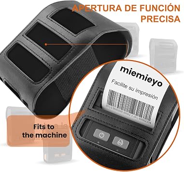 Protective Thermal Printer Case for Universal 58mm Printers, Adjustable Width, Velcro Closure, Easy to Use