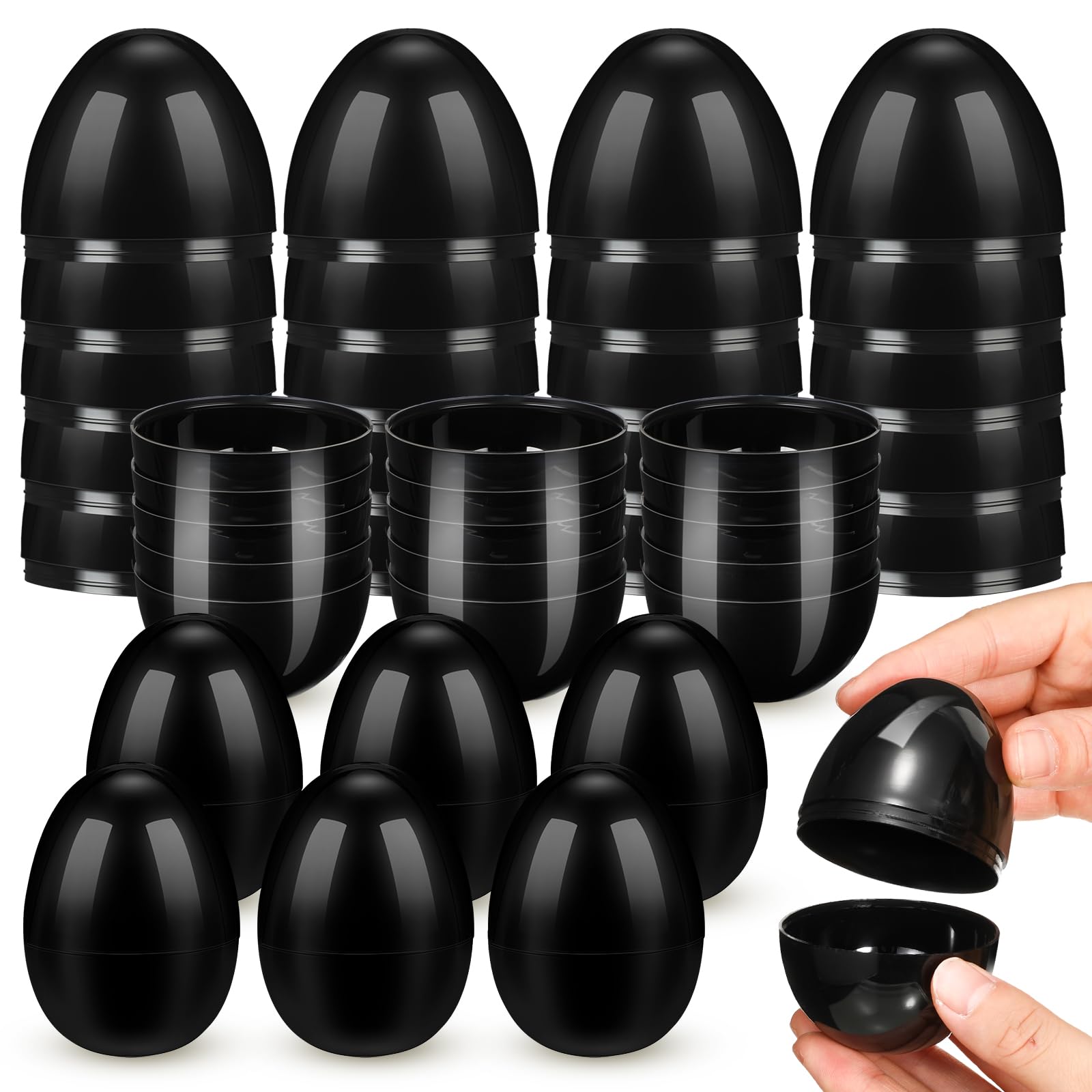 Amazon.com: Silipull 36 Pack 3.1 Inch Jumbo Empty Plastic Eggs