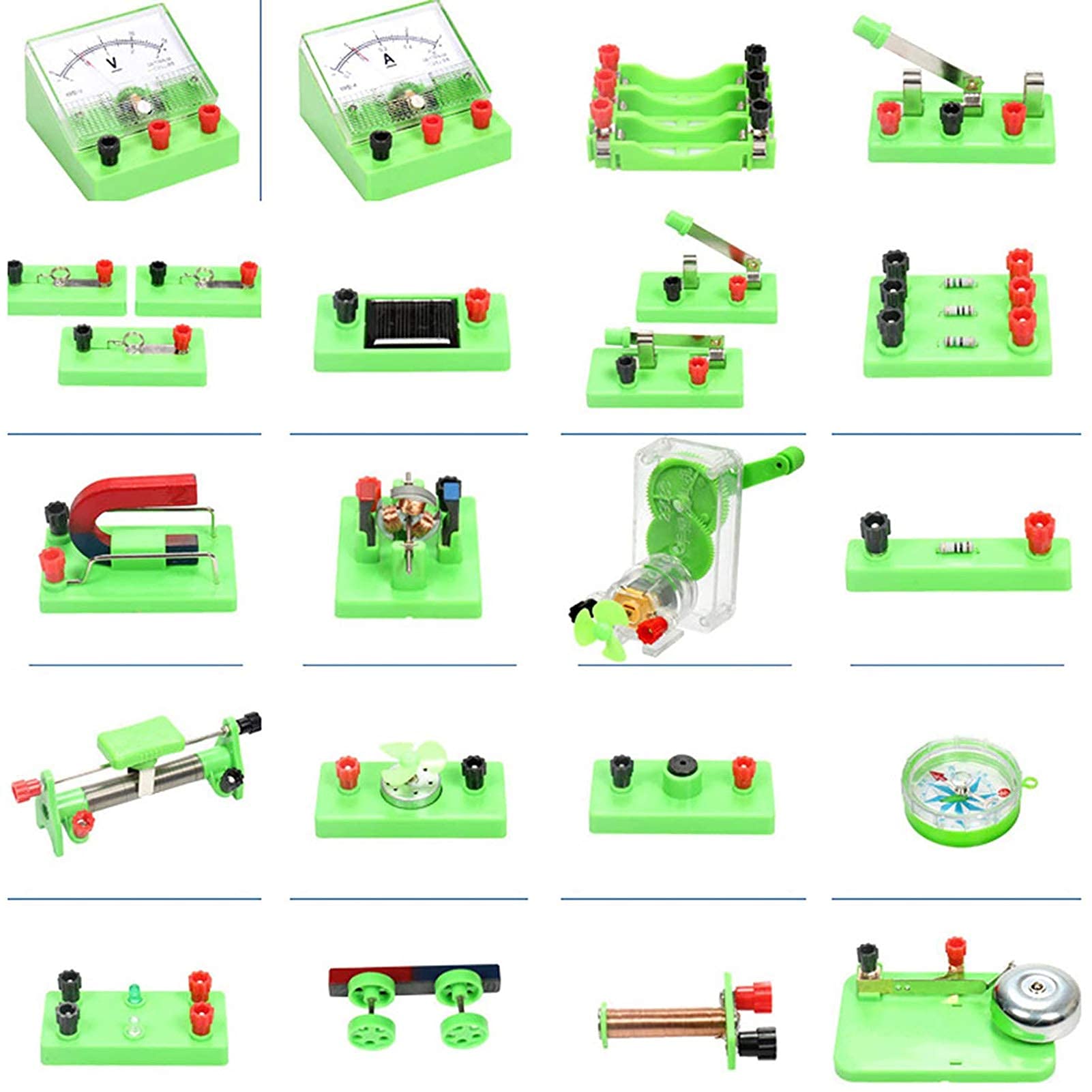 STEM Physik Elektrizität und Elektrische Magnetismus experimente Wissenschaftslabor Grundlegende Schaltungslern Starter Kit für Junior, Senior High School Schüler Elektromagnetismu,bausatz