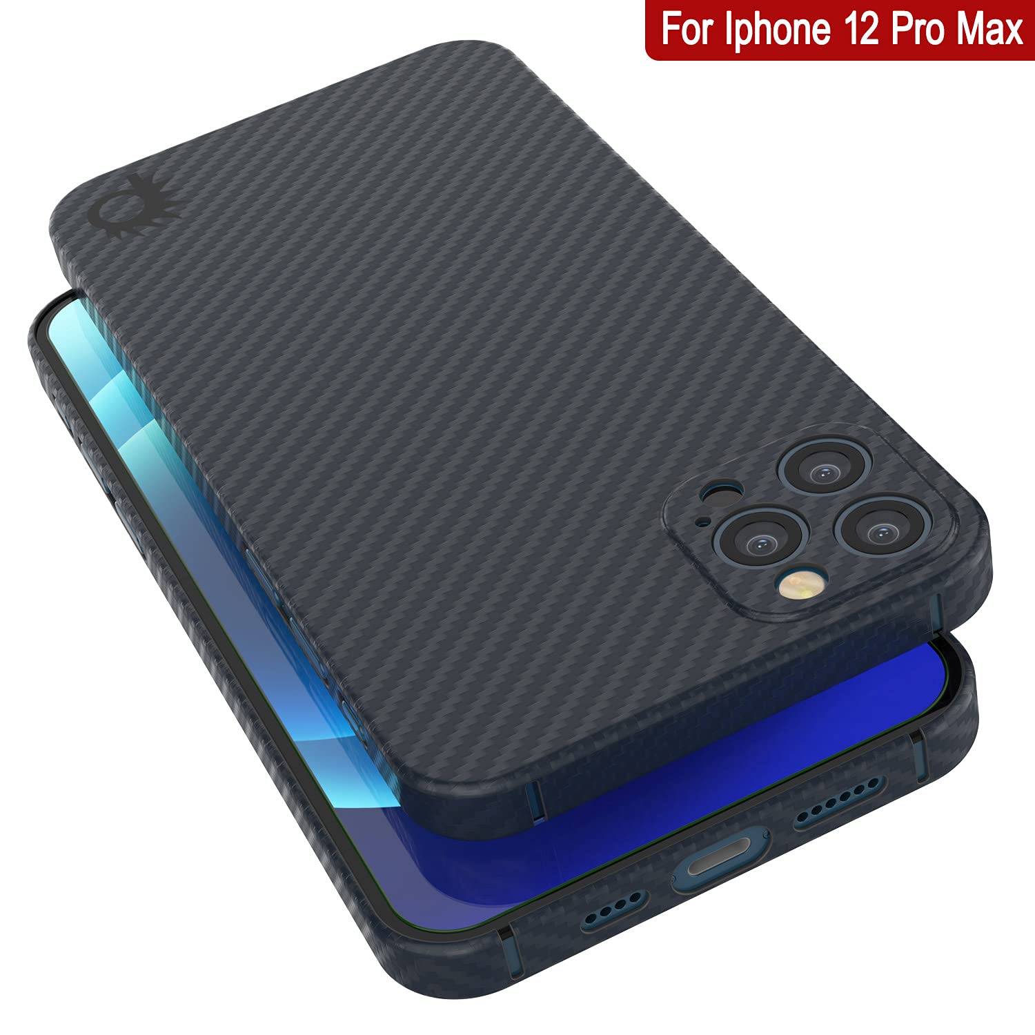 Amazon.co.jp: Punkcase iPhone 12 Pro Max用 カーボンファイバー