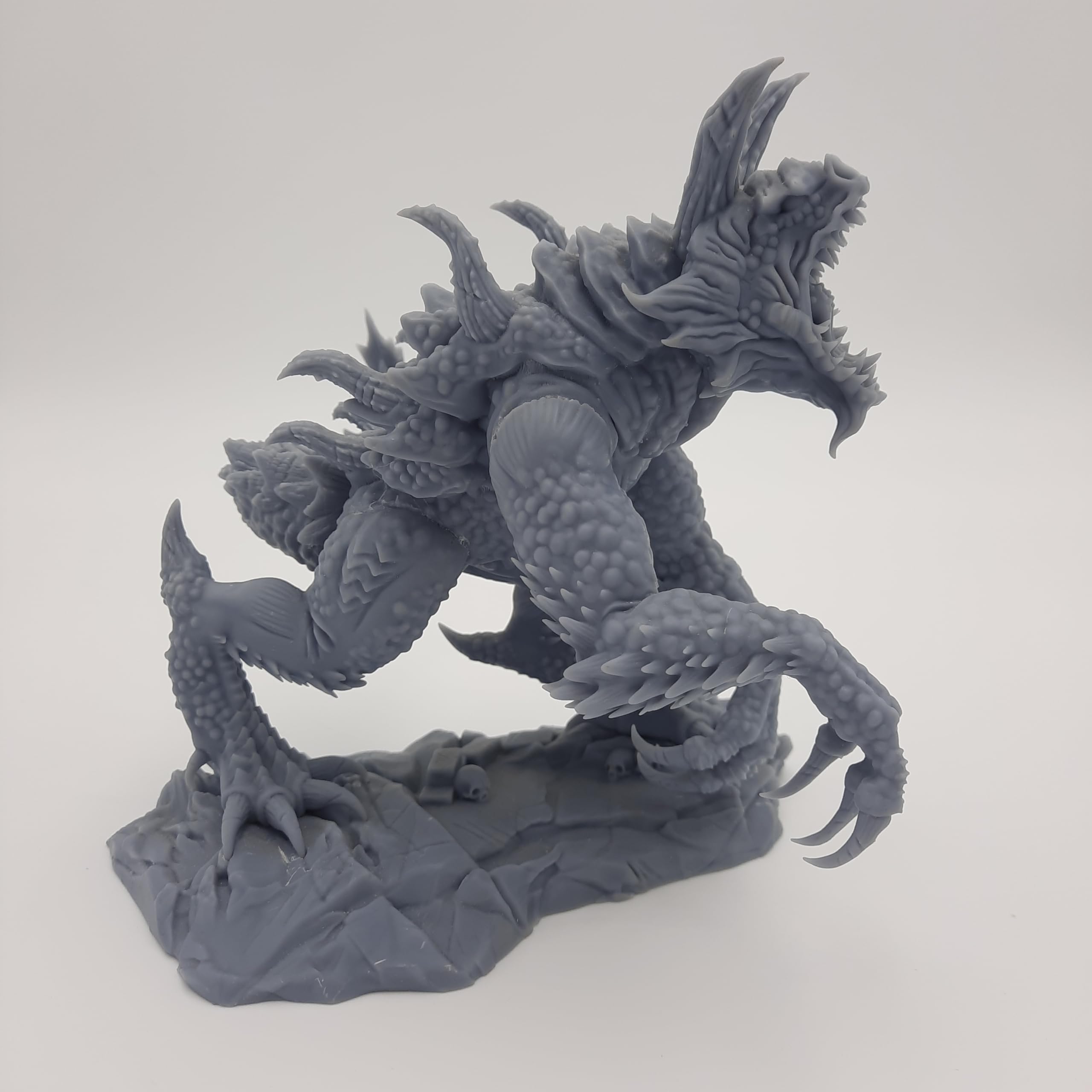 TARRASQUE RPG - Dungeons and Dragons - DND - Pathfinder - Diorama - Figurine Miniature (Gray/Unpainted)