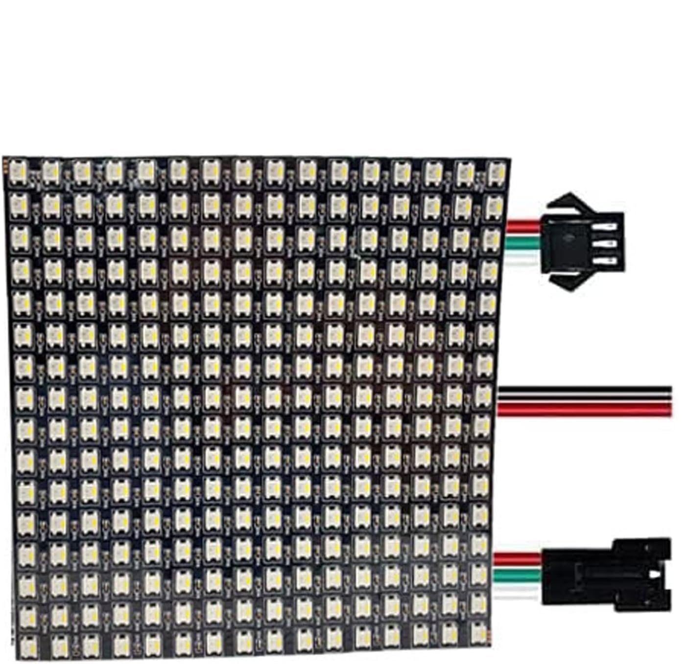 SK6812 RGB LED Digital Flexible direccionable individualmente Panel de luz WS2812 16x16 8x32 módulo pantalla de matriz DC5V (SK6812 RGBW 16X16)