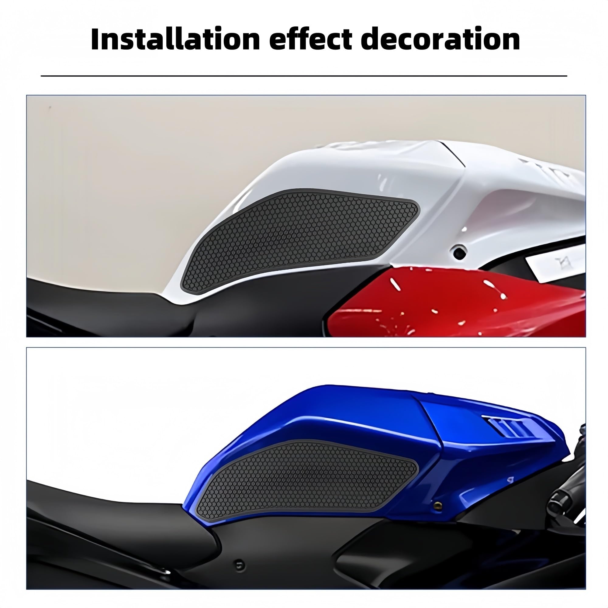 Płyta ochronna zbiornika Pasuje do R9 2025 YZF-R9 YZFR9 motocykl gumowa naklejka antypoślizgowa podkładka wlewu paliwa podkładka chroniąca przed zarysowaniami(Oon Set)