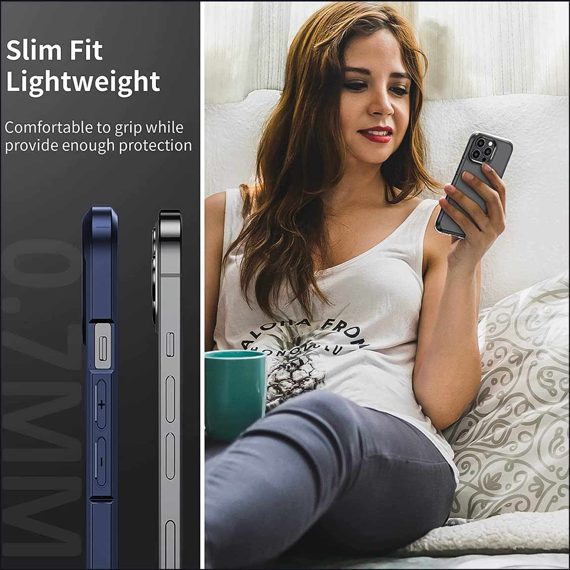 Kapaver iPhone 13 ケース、全面保護、耐久性のあるカ