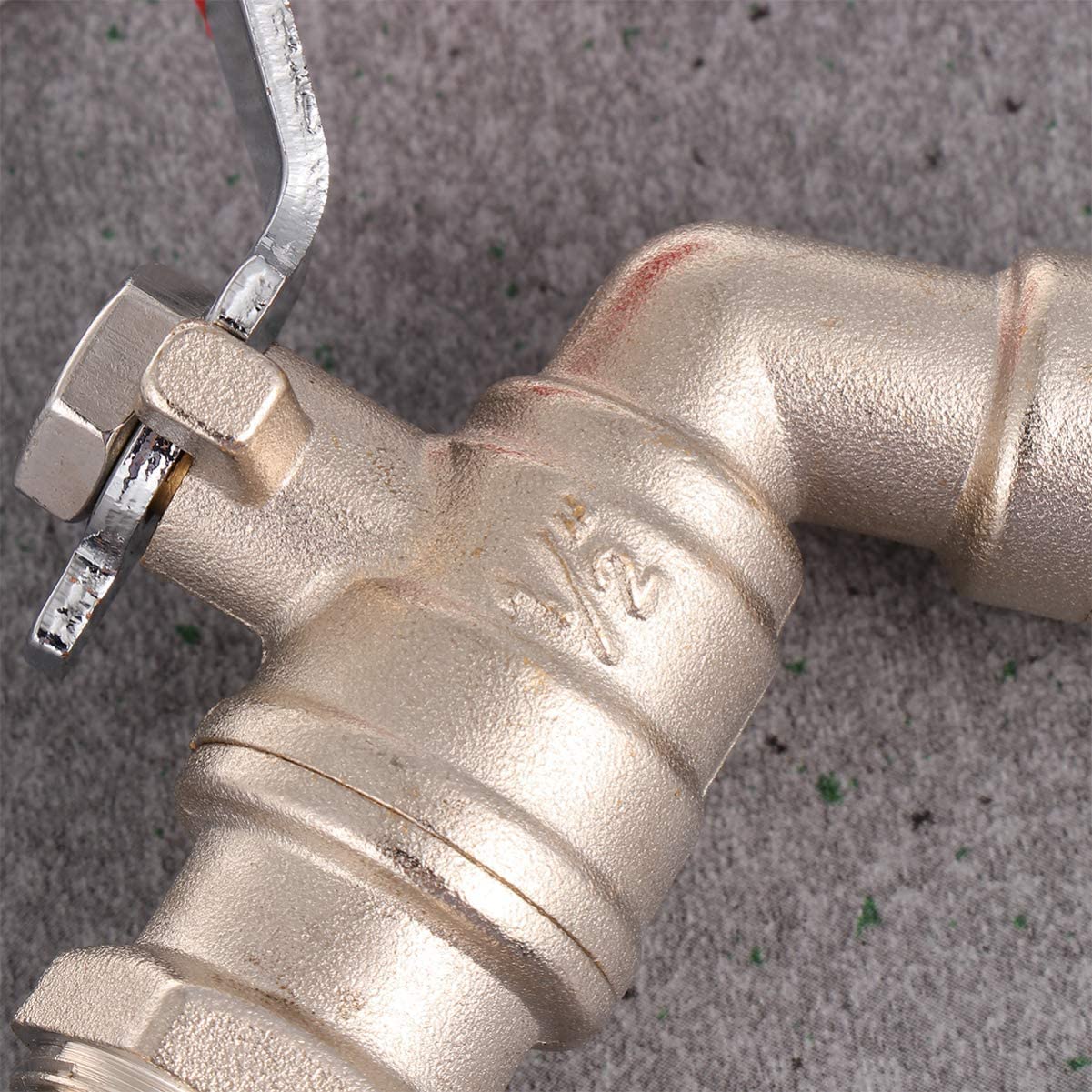 3pcs serbatoio filettatura municipale valvola a barilotto all'aperto dispositivo antico sfera rubinetto direzione nero adattatore base dn parti dell'acqua raccordo singolo per tubo rapido ton senza