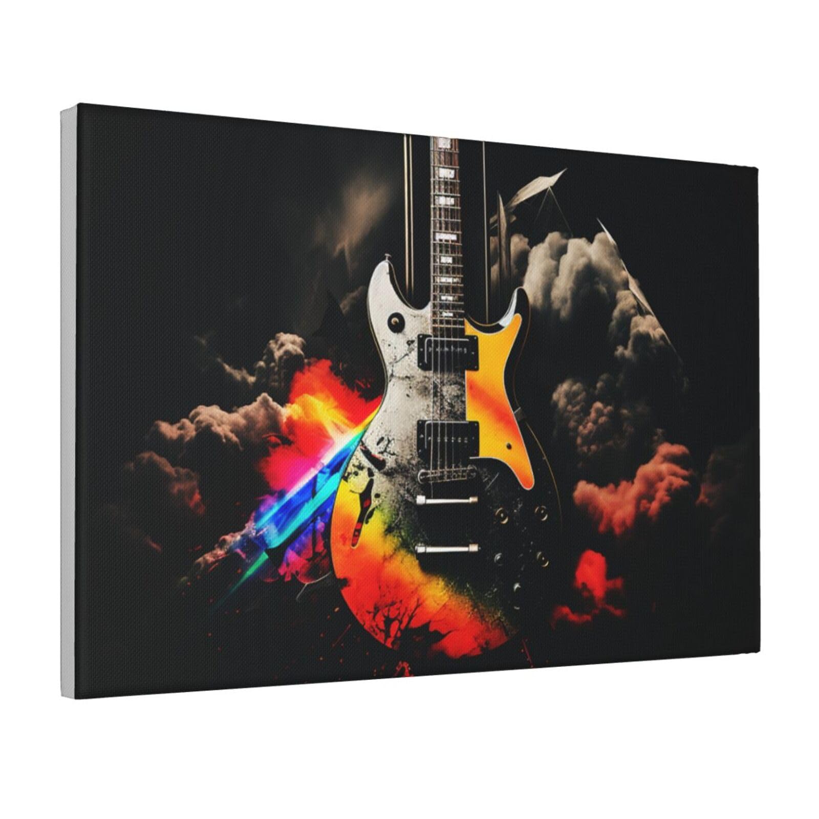 Framed Wall Art for Living Room Art Work, Rock Music Picture Prints Modern Office Wall Paintings Poster Aesthetic Wall Decorations for Home Decor Ready To Hang 8"x12"