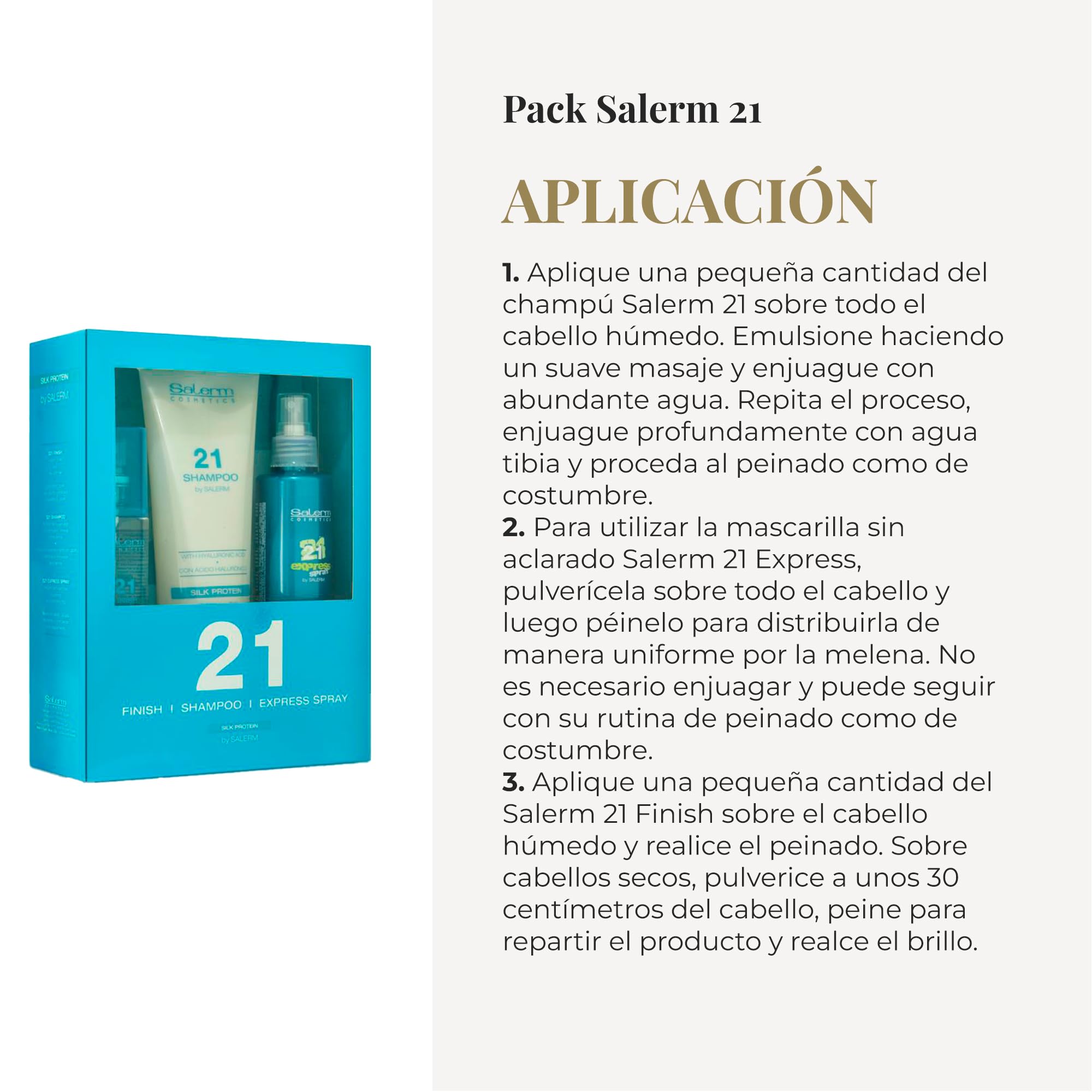 Amazon.com : Salerm 21 Silk Protein Sets - Trio Gifts Set : Beauty