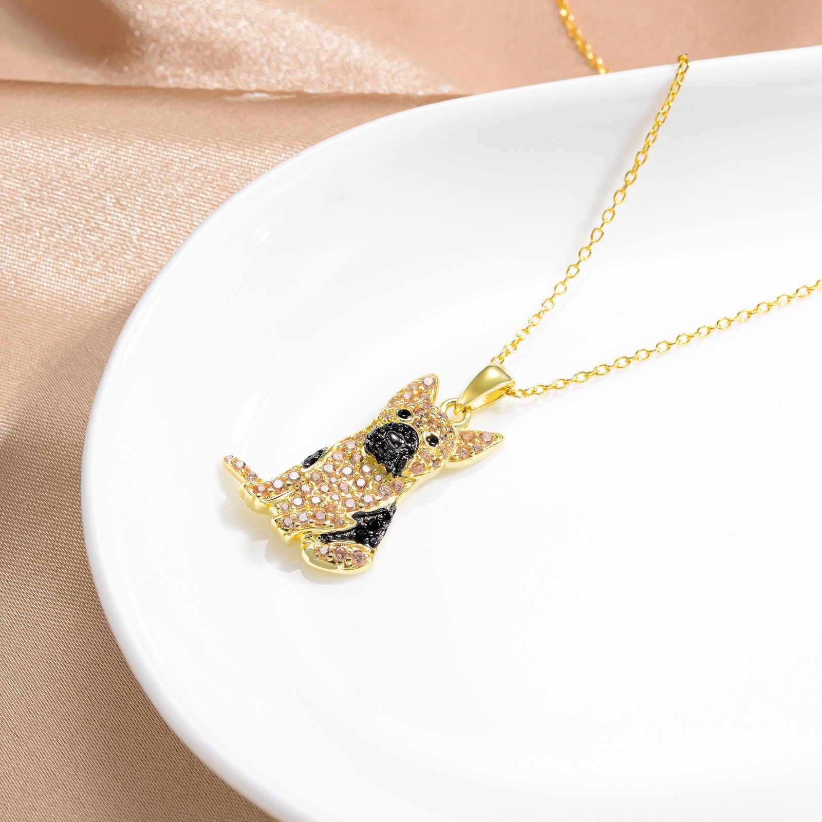 Dog Necklaces 24 Breeds of Dogs Necklaces S925 Sterling Silver Dog Pendant German Shepherd Dog Necklace for Women Girls gifts -UK - Image 3