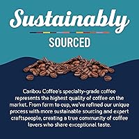 Vista 6 de Caribou Coffee, Café molido saborizado, 100% café arábica, vainilla y avellana Dreamstate 66 onzas (6 bolsas de 11 onzas)