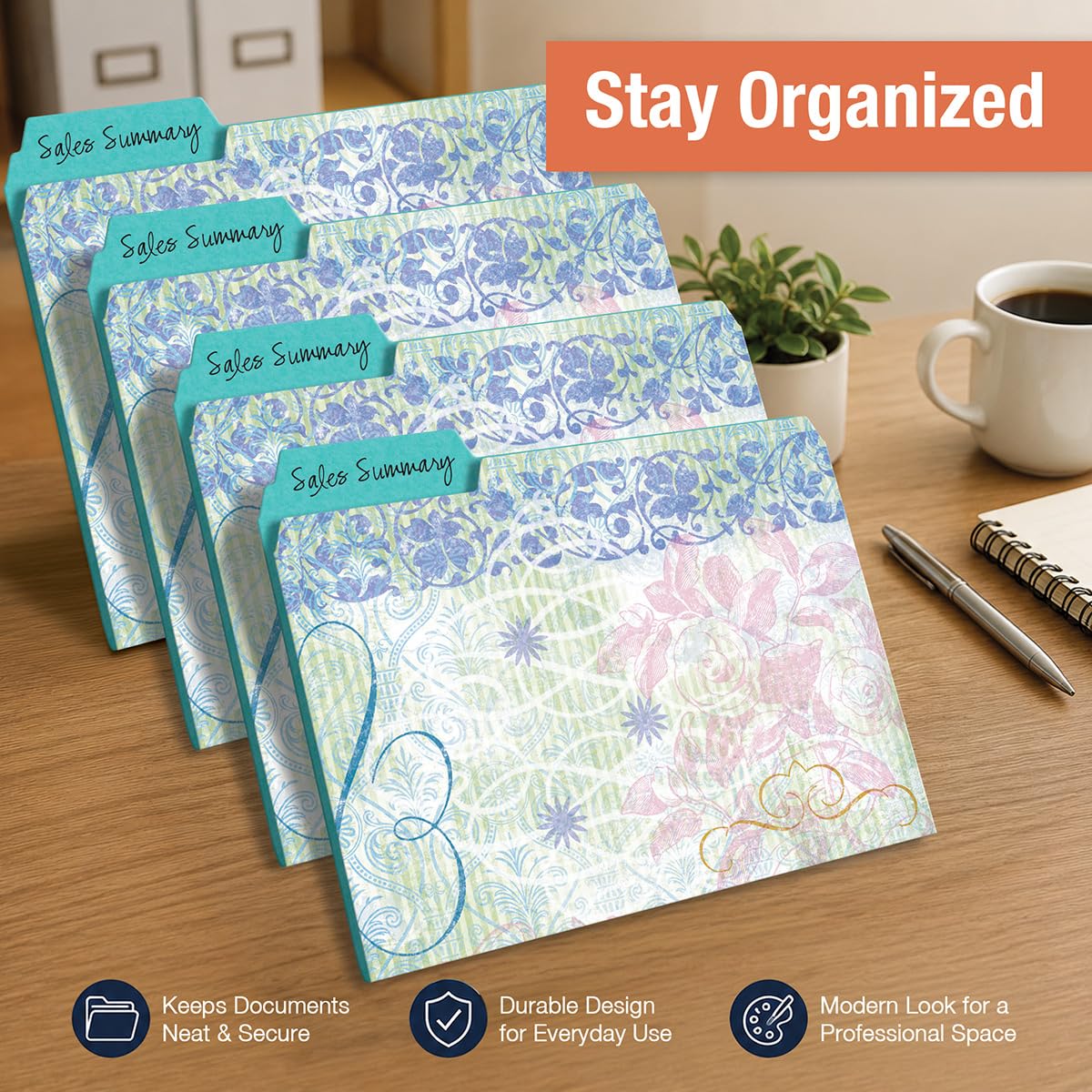 Colorful File Folders - Value Pack -3 Colorful File Folders - Value Pack -3