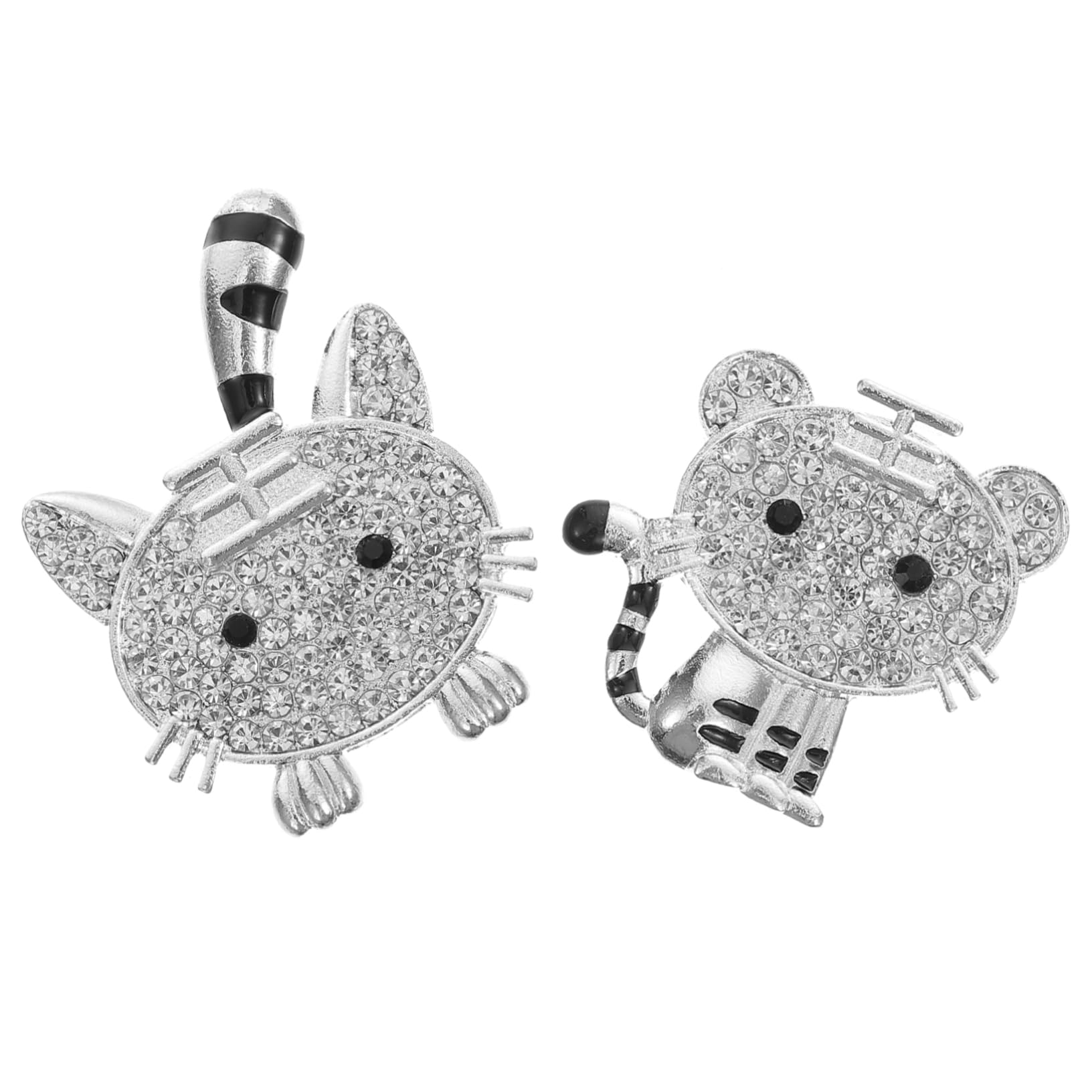 UTHCLO 2pcs Jewelry Accessories Charm Scrapbooking Supplies Silver Locket Keychain Pendants DIY Craft Ornament Flatback Pendants Key Fob DIY Phone Shell Decors Materials Phone Case Alloy