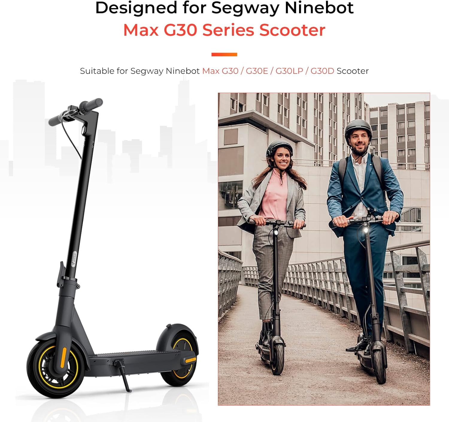 Scooter Spare Part Kit Includes Rear Fender Fender Bracket LED Taillight for Segway Ninebot Max G30 G30 E G30 LP G30D Electric Scooter Accessories image 2 of 6 B0C7ZP2916