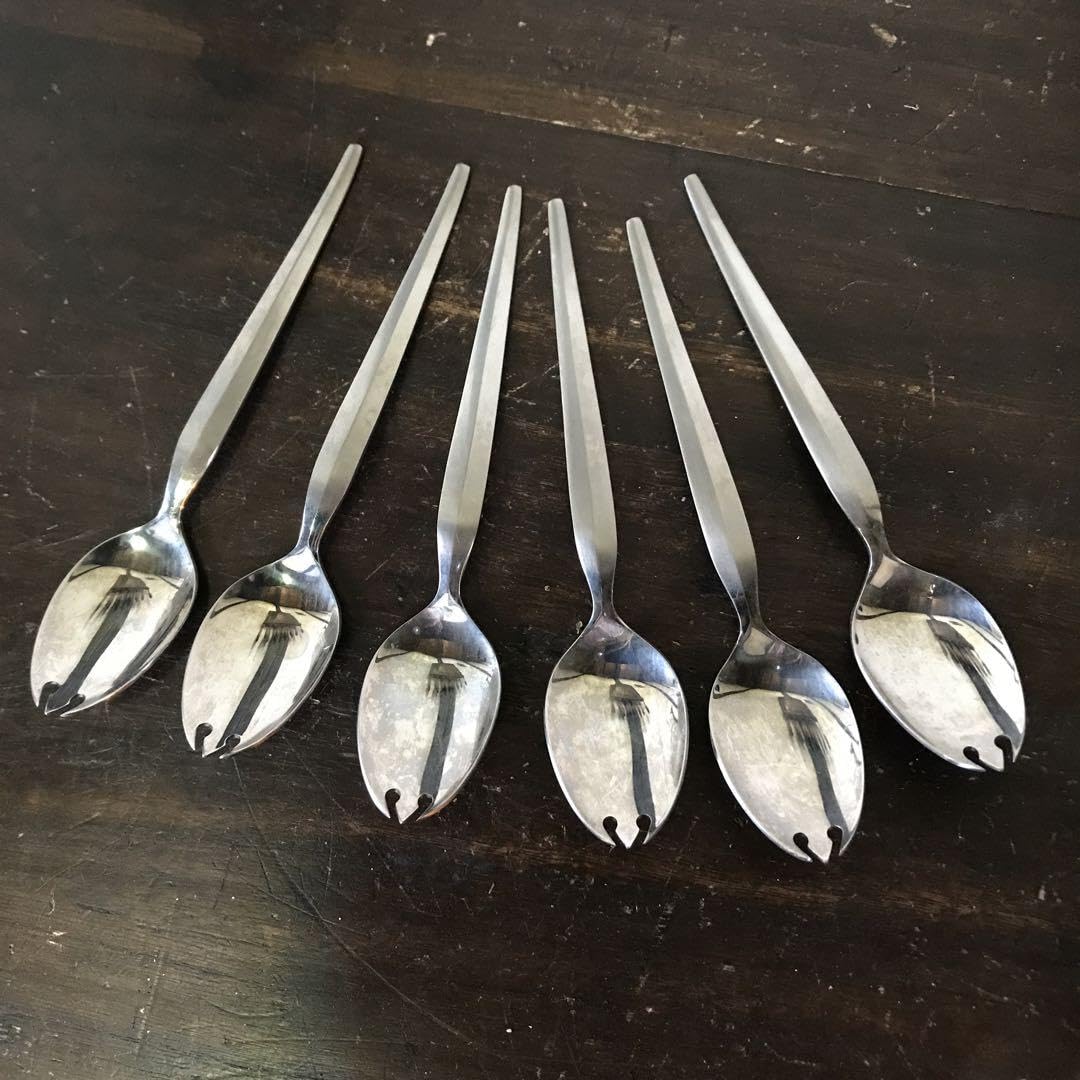 Amazon.co.jp: ラッキーウッド lucky wood 先割れスプーン 6本